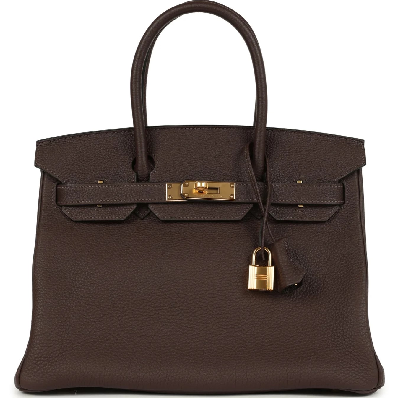 Túi Hermès Birkin 30 Chocolate Togo Gold Hardware 4