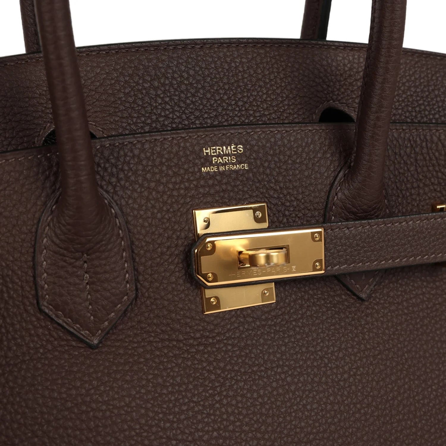 Túi Hermès Birkin 30 Chocolate Togo Gold Hardware 5
