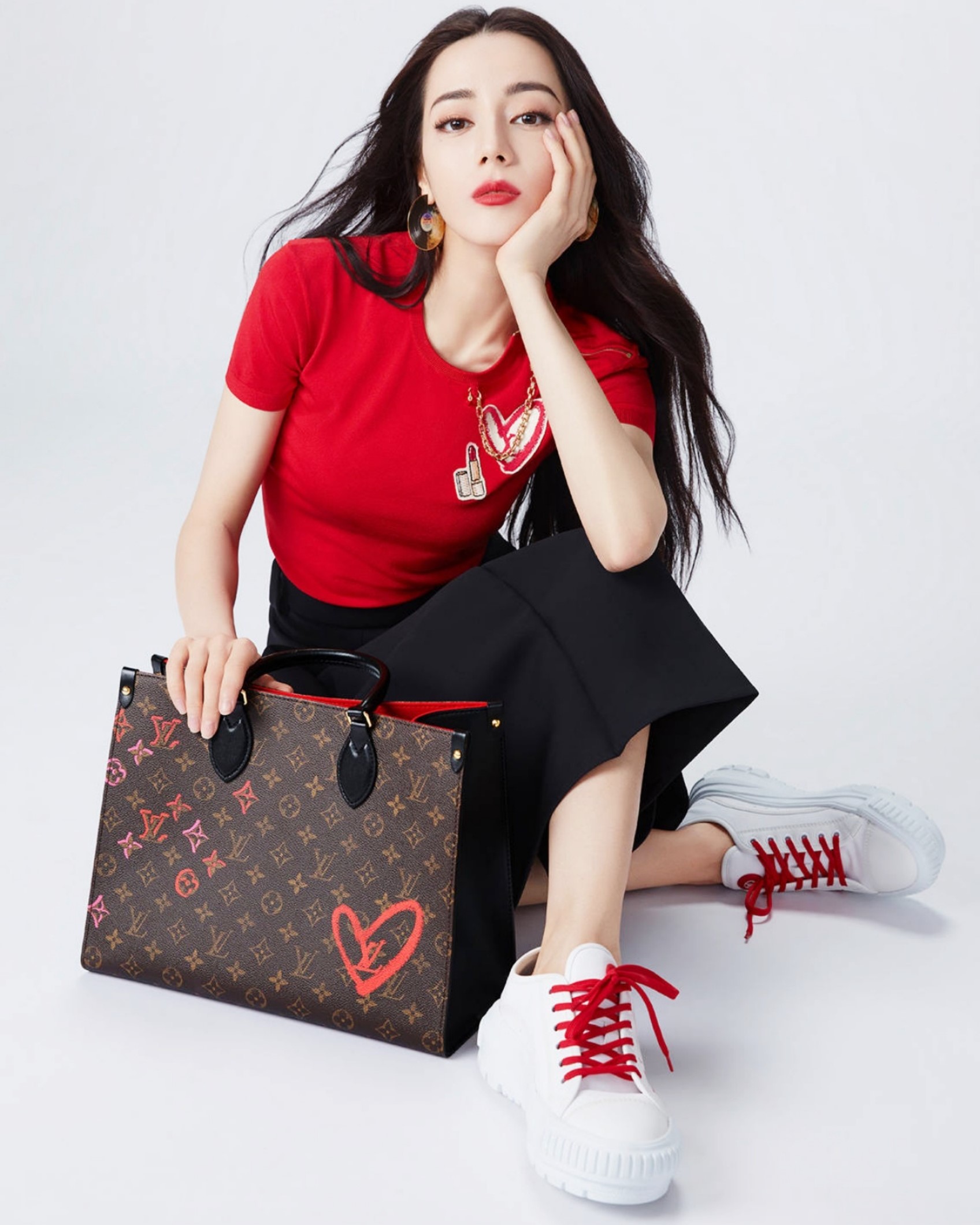 TÚI XÁCH NỮ LOUIS VUITTON LV TOTE ONTHEGO LIMITED EDITION FALL IN LOVE MONOGRAM CANVAS MM 1