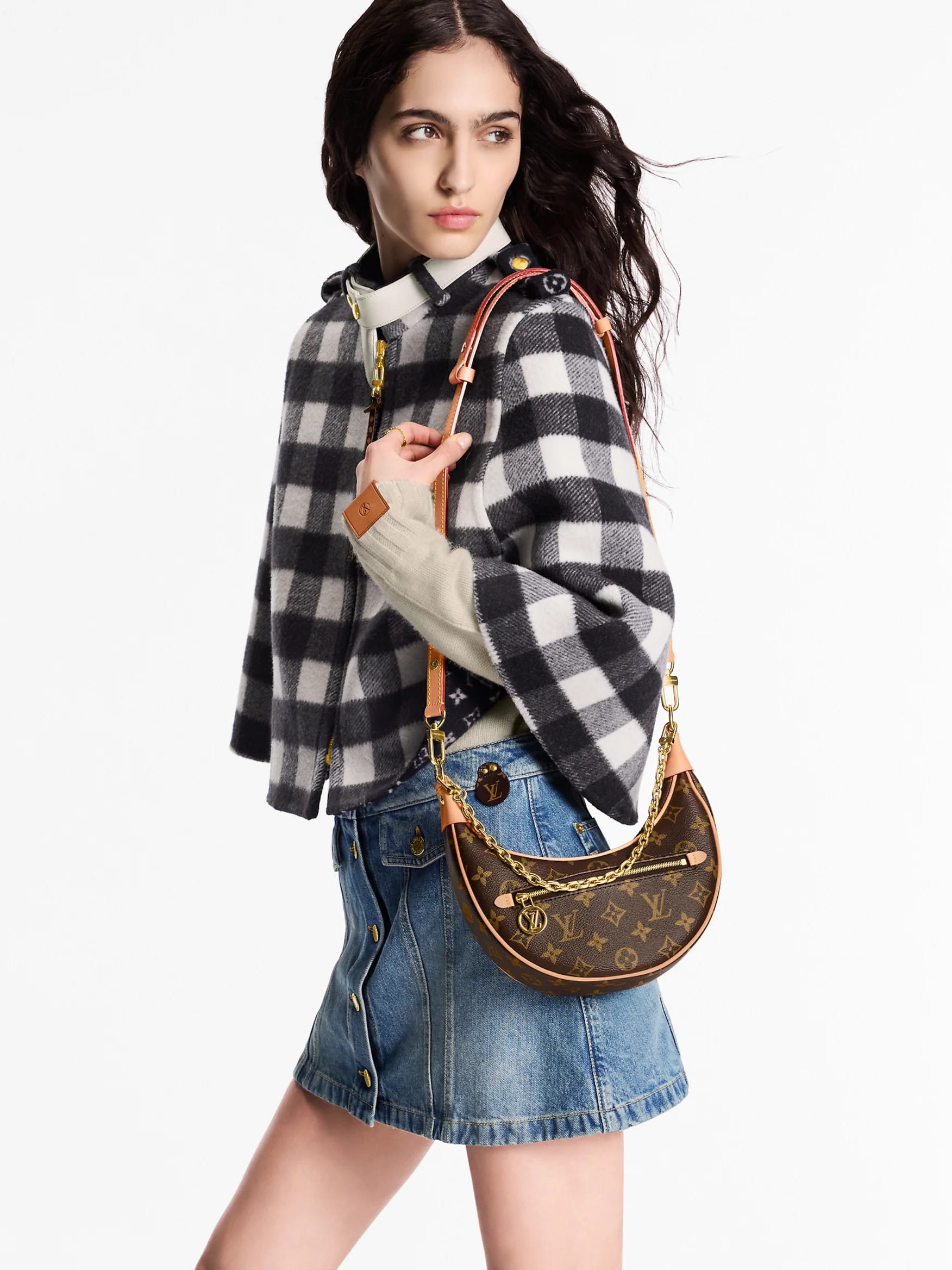 Túi LV Nữ Louis Vuitton Loop Monogram Canvas M81098 Màu Nâu 17