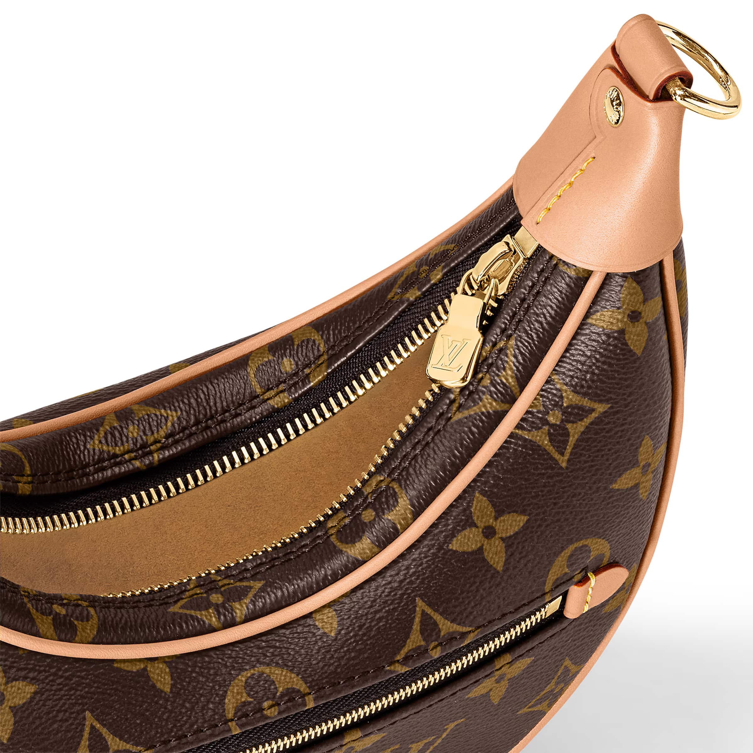 Túi LV Nữ Louis Vuitton Loop Monogram Canvas M81098 Màu Nâu 22