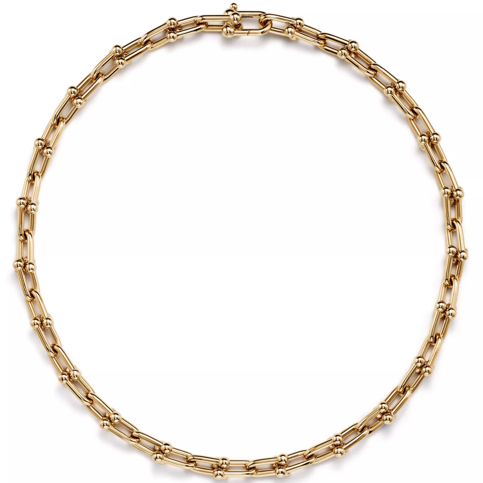 Vòng cổ Tiffany HardWear Medium Link Necklace in Yellow Gold 3