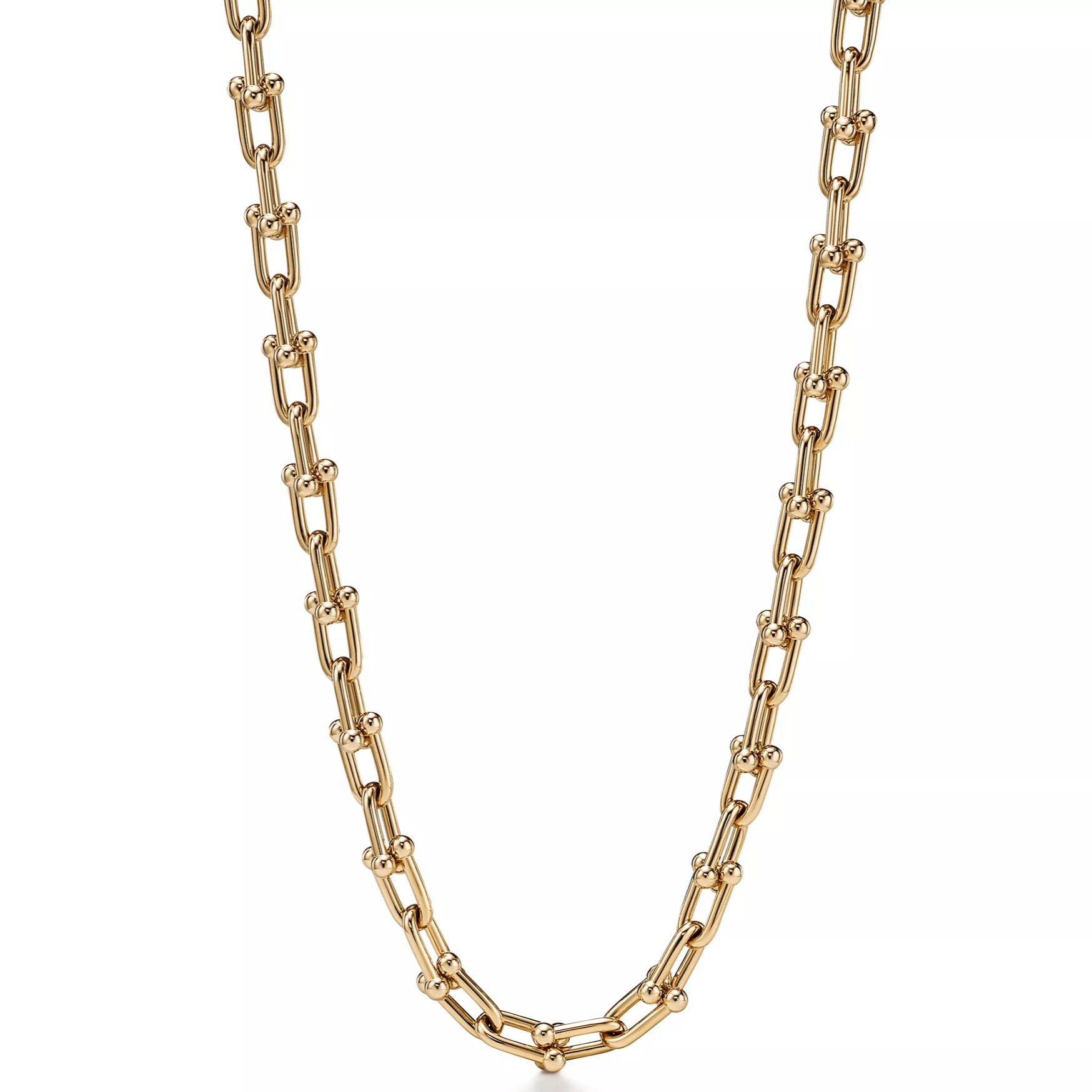 Vòng cổ Tiffany HardWear Medium Link Necklace in Yellow Gold 1