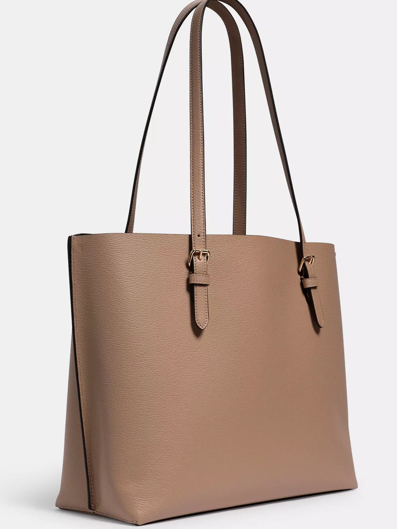 Túi Coach Mollie Tote Bag Gold Taupe Oxblood 1671 4