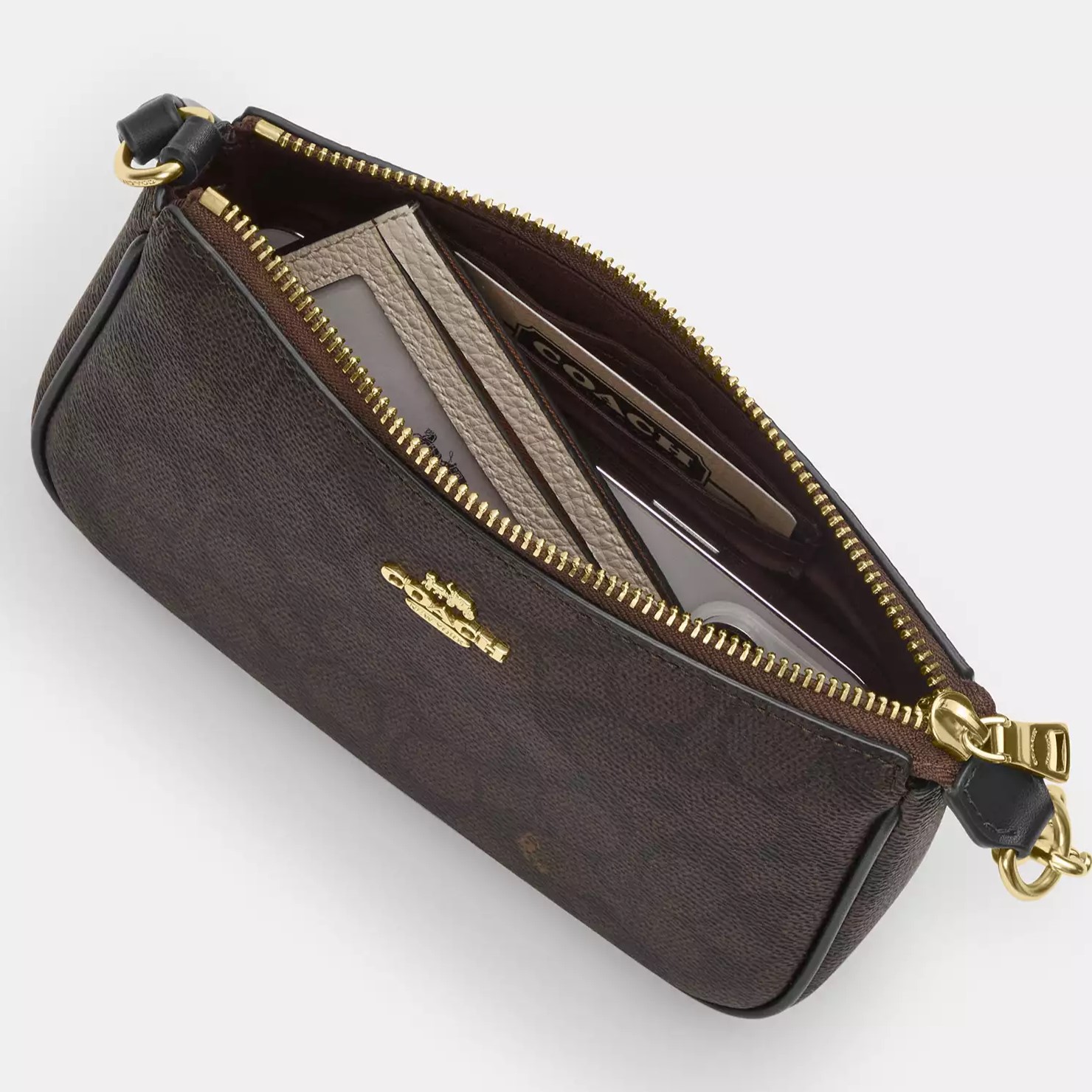 Túi Kẹp nách Coach Nolita 19 In Signature Canvas Powder Pink CW426 1