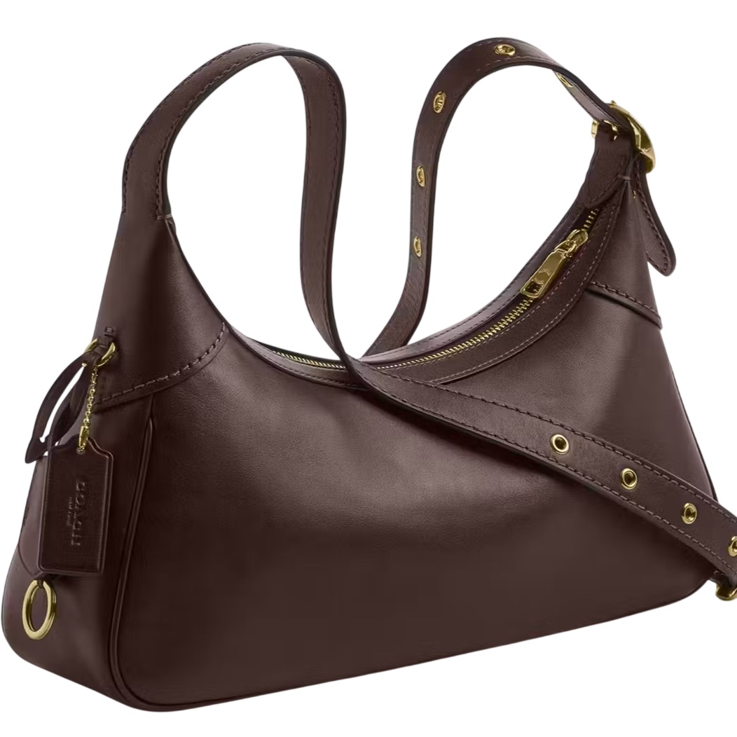 Túi đeo vai Coach Ella Small Shoulder Bag Espresso CDV35 9