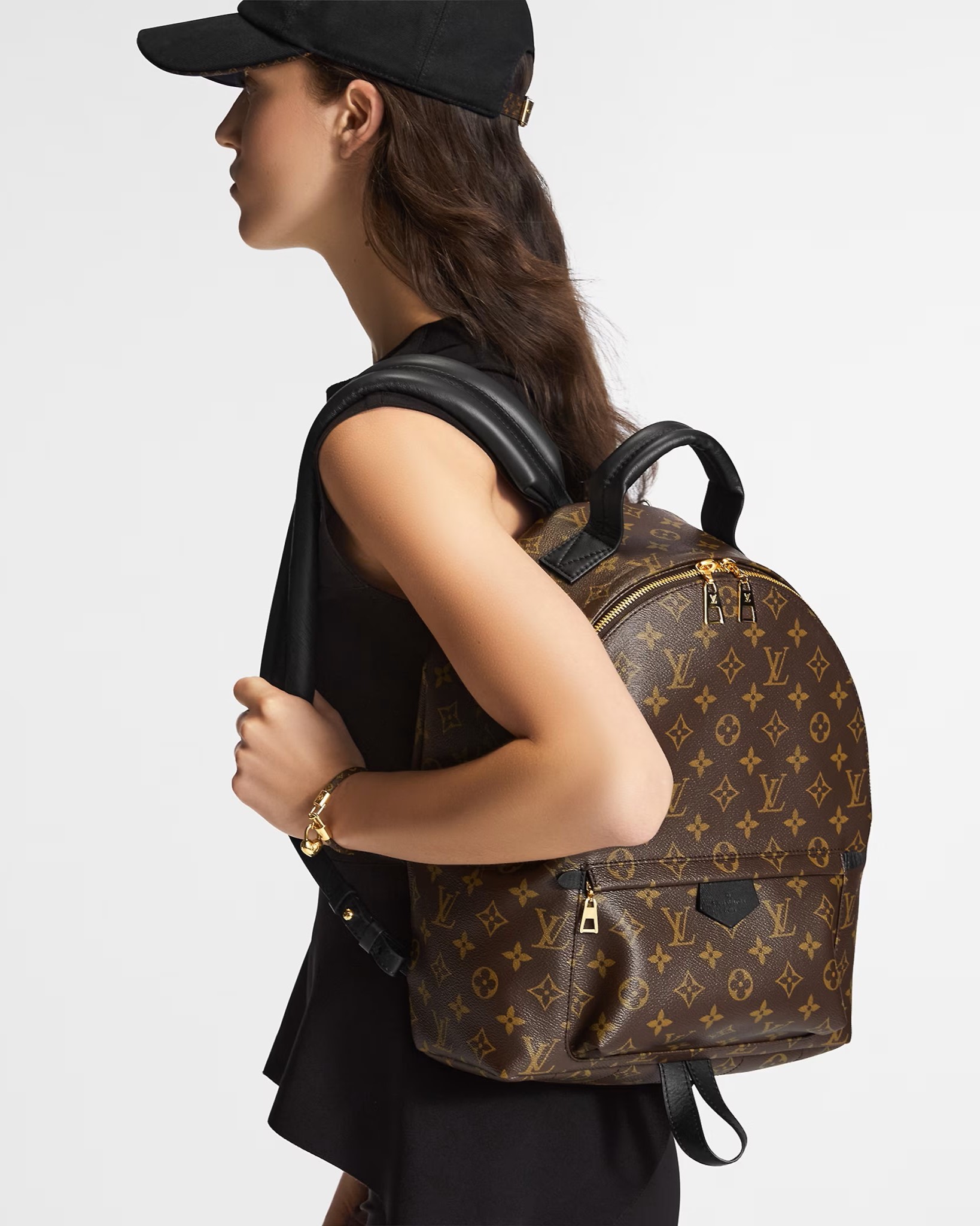 BA LÔ NỮ LOUIS VUITTON PALM SPRINGS MM MONOGRAM CANVAS 3