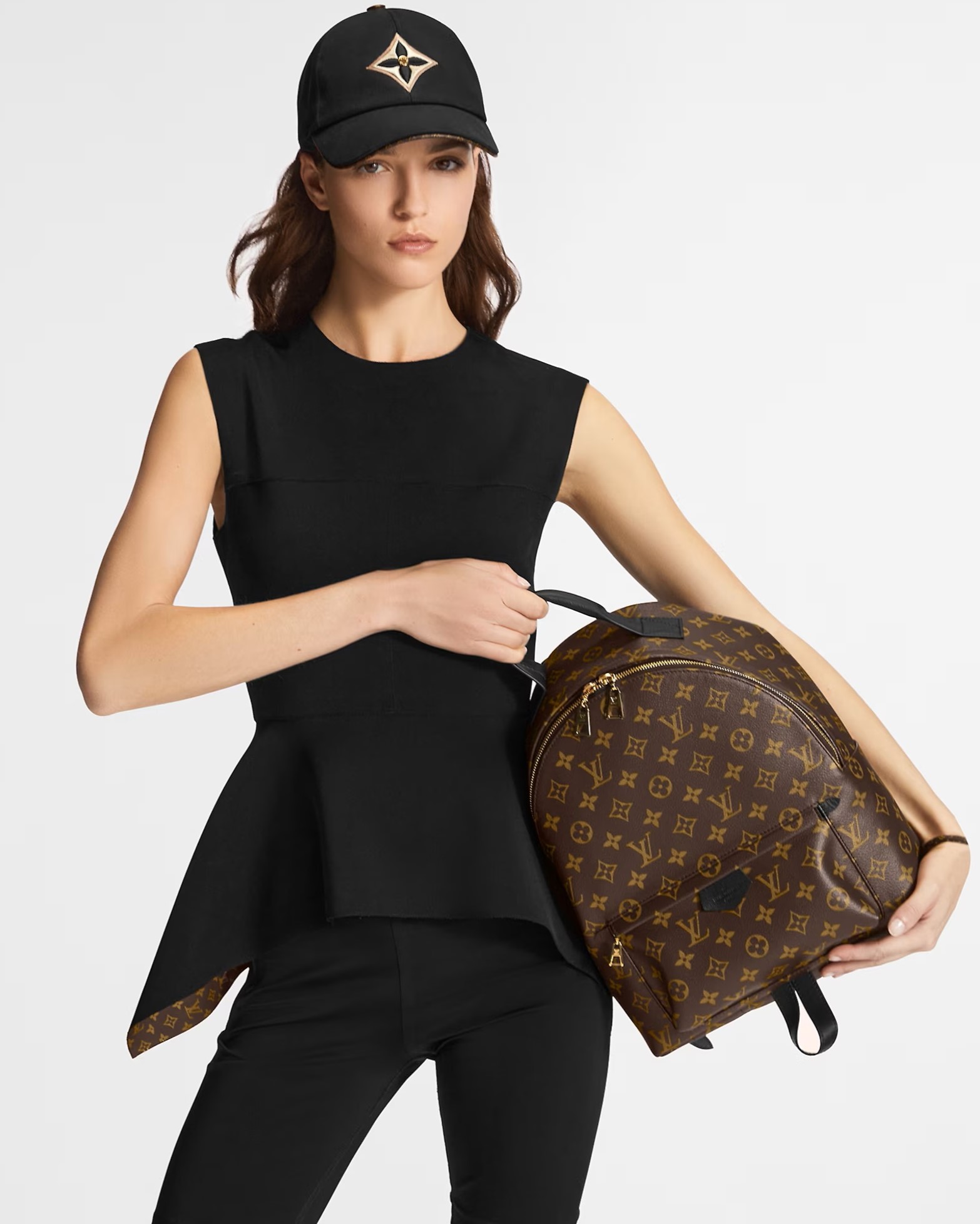 BA LÔ NỮ LOUIS VUITTON PALM SPRINGS MM MONOGRAM CANVAS 6