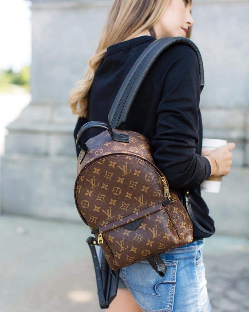 BA LÔ LV NỮ LOUIS VUITTON PALM SPRINGS PM MONOGRAM CANVAS 7