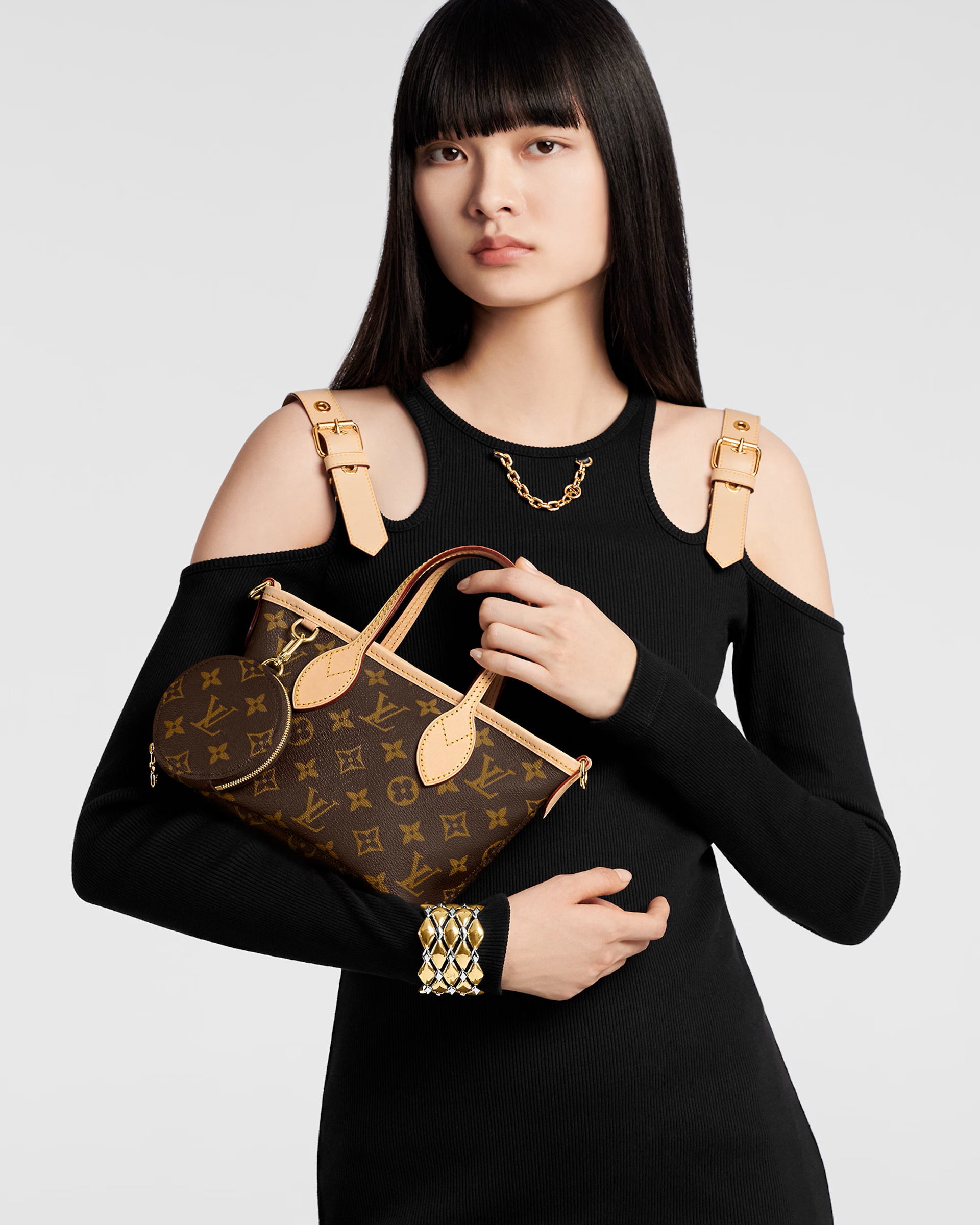 TÚI XÁCH NỮ LOUIS VUITTON NEVERFULL BB MONOGRAM CANVAS BEIGE M46705 4