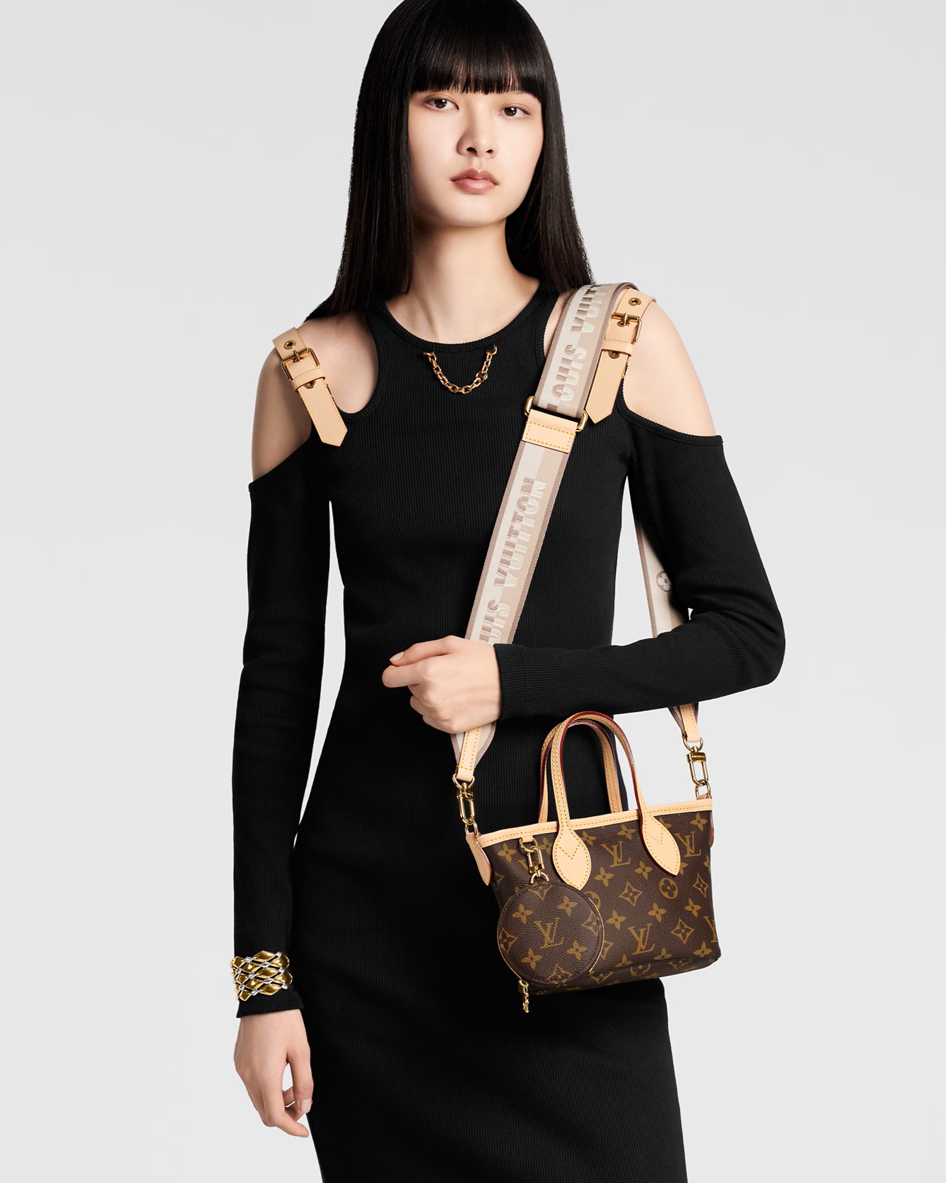 TÚI XÁCH NỮ LOUIS VUITTON NEVERFULL BB MONOGRAM CANVAS BEIGE M46705 6