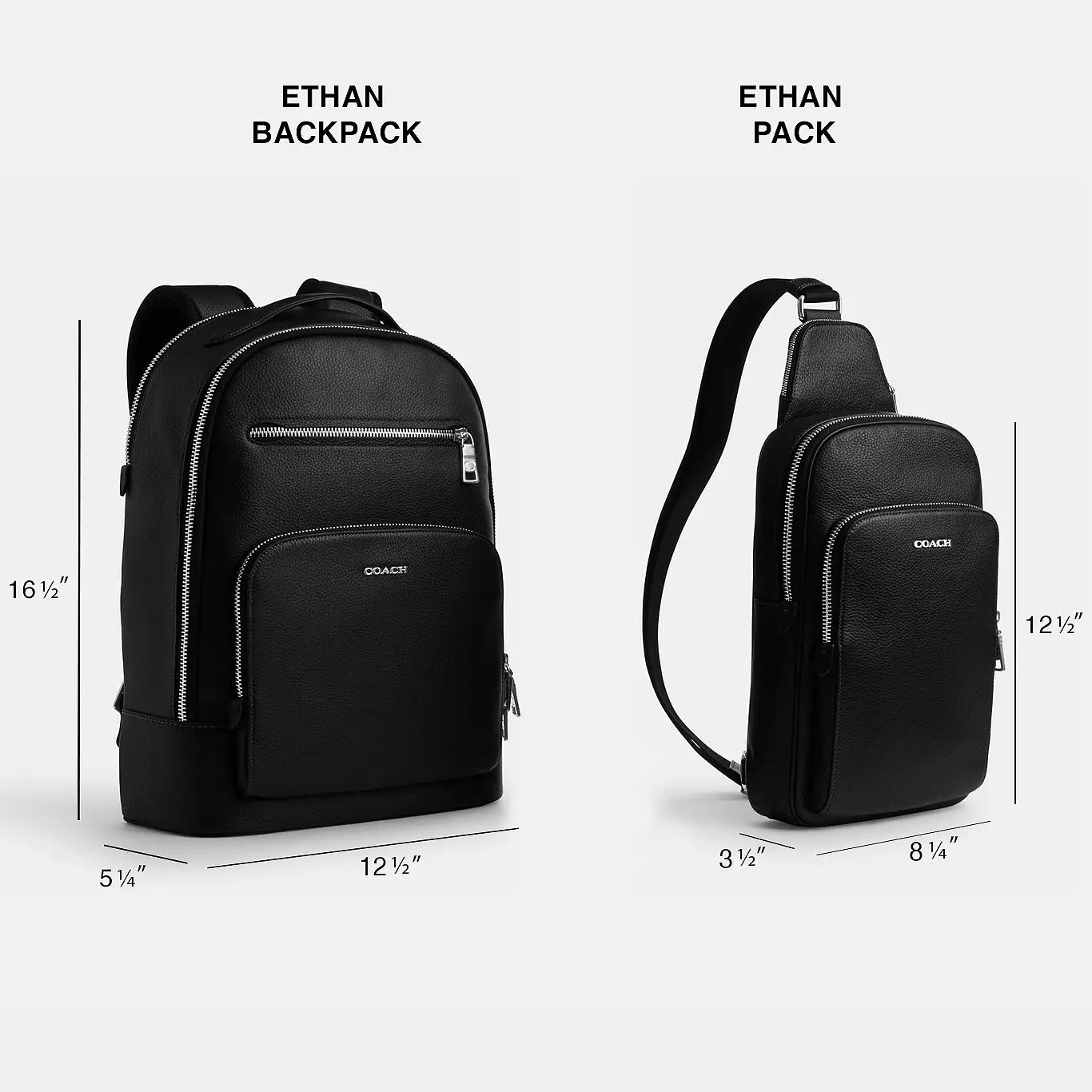 TÚI ĐEO CHÉO COACH ETHAN PACK GUNMETAL SADDLE CO911 2