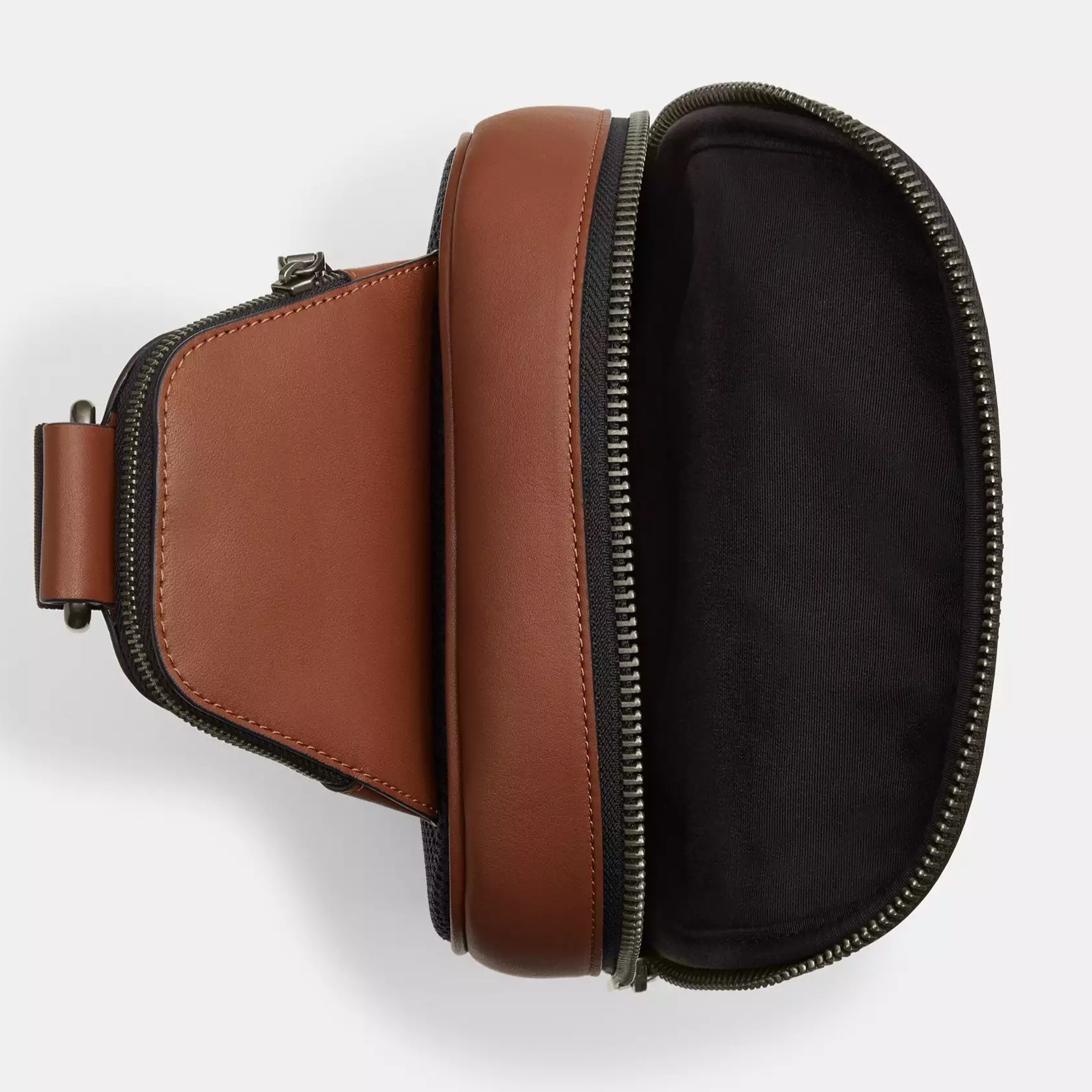 TÚI ĐEO CHÉO COACH ETHAN PACK GUNMETAL SADDLE CO911 3