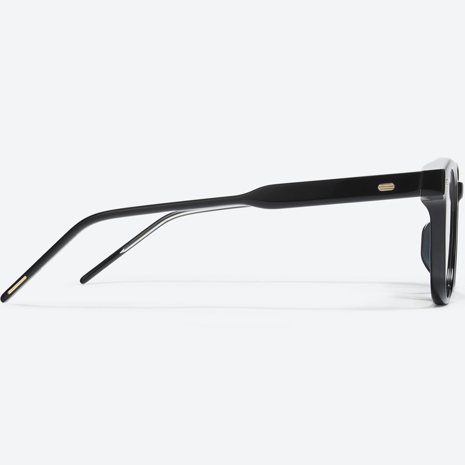 Kính Gentle Monster Kubo 01 Square Glasses in Black Acetate Frame Clear Lenses 3