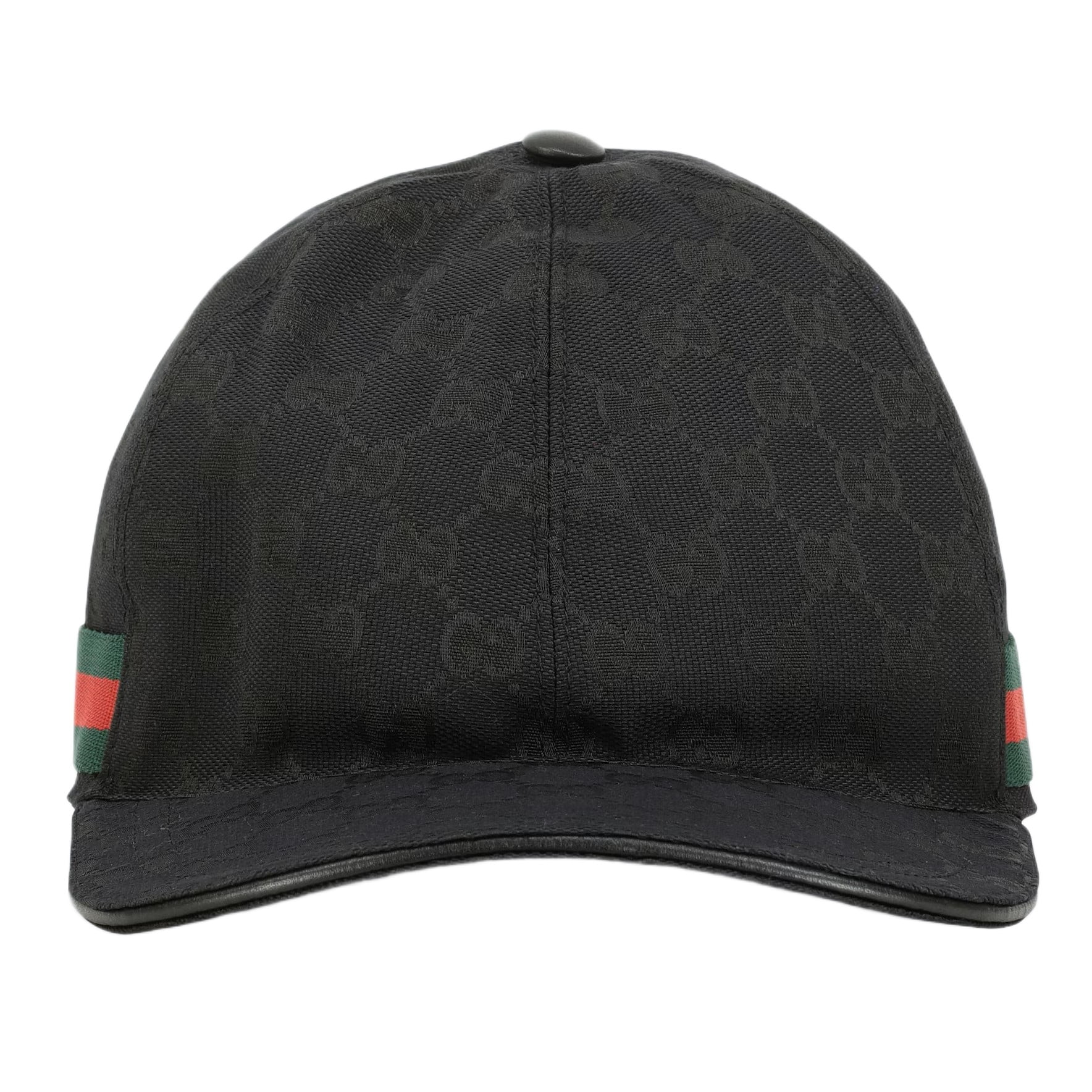 Nón Gucci GG Canvas Baseball Hat With Web Black 6