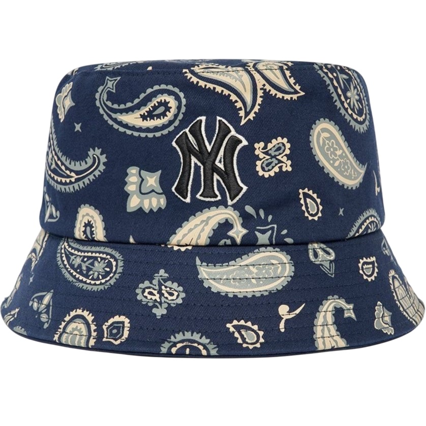 Mũ MLB Paisley Bucket Hat New York Yankees Navy 3AHT0292N-50NYD 3