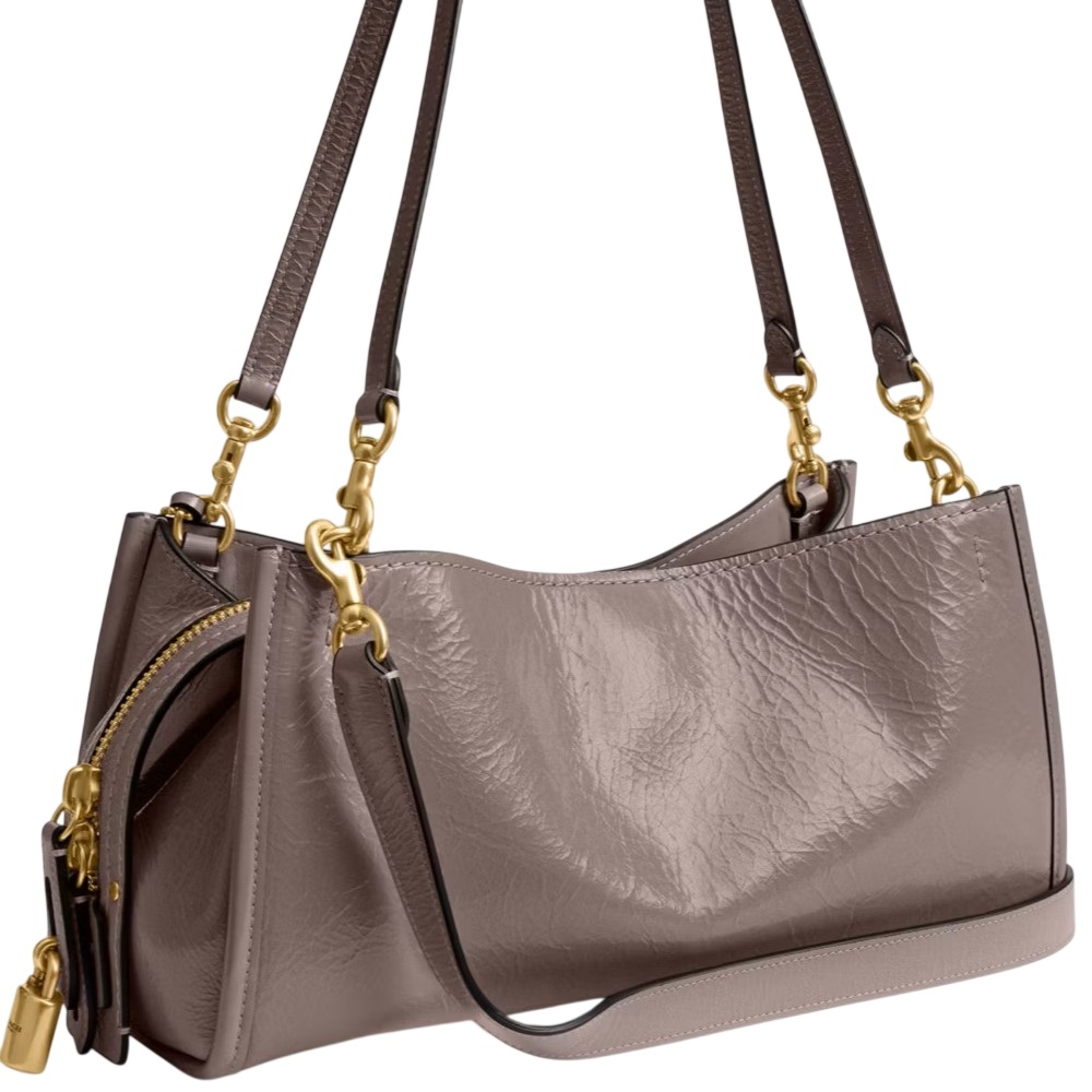 Túi xách nữ Coach Rogue Bag 34 Glazed Leather Ash CCX20 1