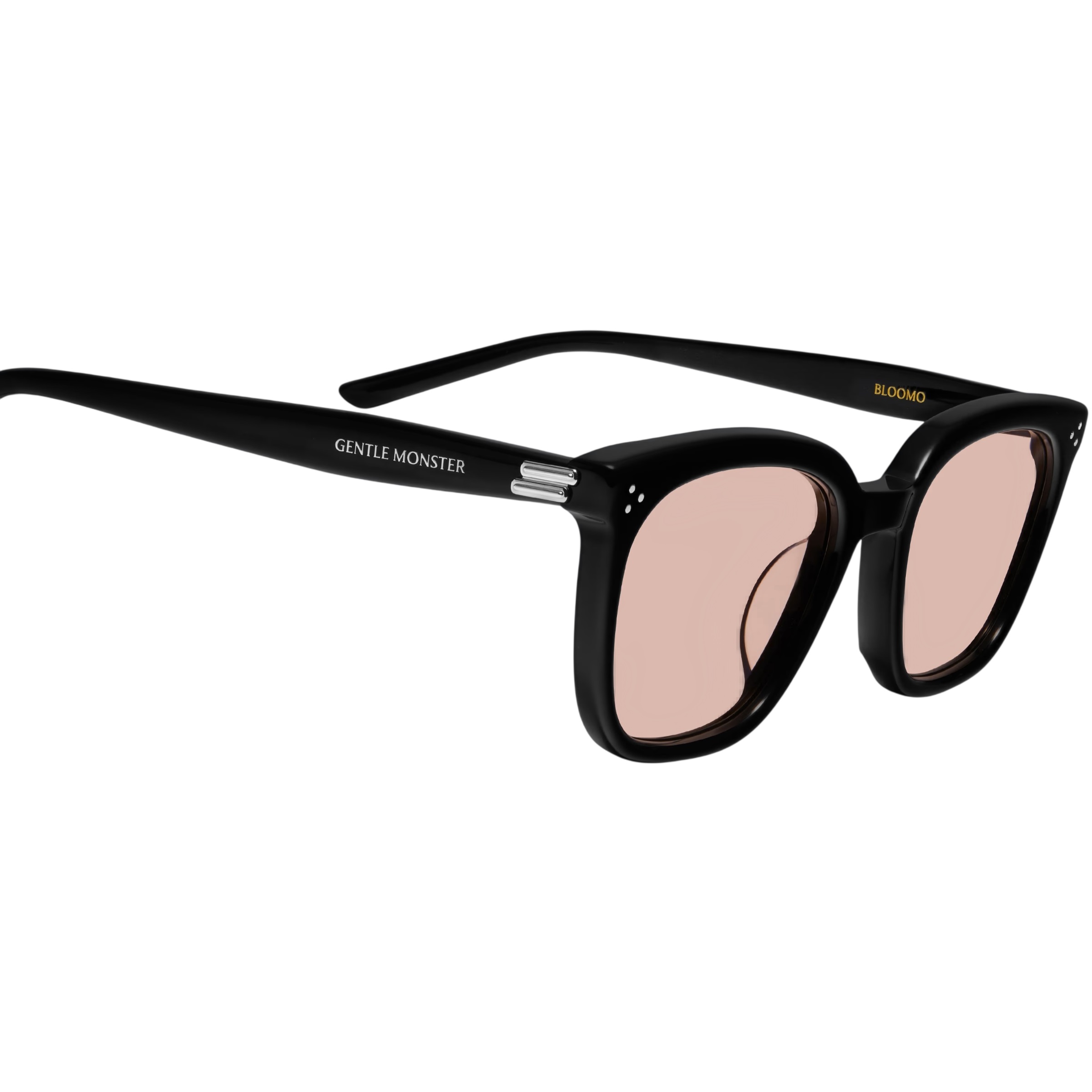 Kính mát Gentle Monster Bloomo 01(OR) Classic Square Brown Lenses Sunglasses in Black Acetate Frame 2