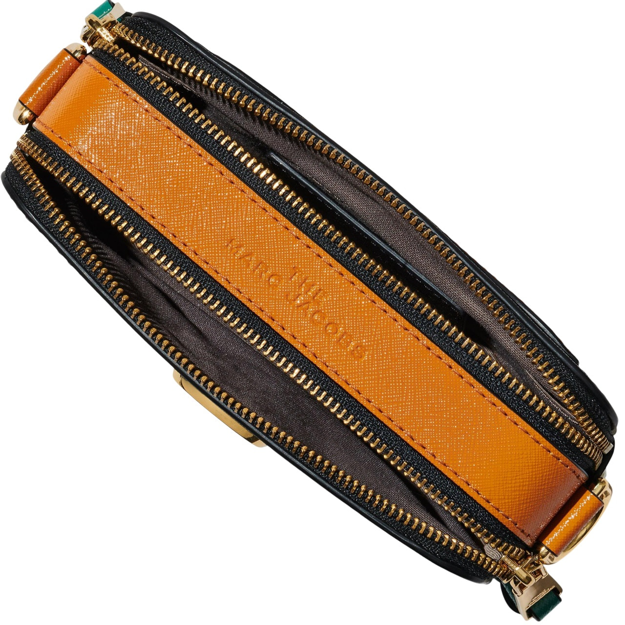 Túi đeo chéo nữ Marc Jacobs màu đen The Snapshot Camera Bag Blackhoney Ginger Multi 1
