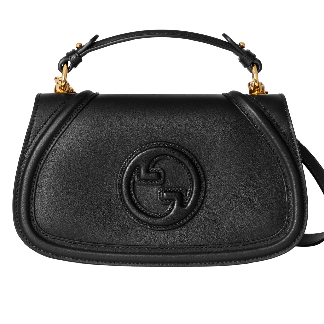 Túi Gucci Blondie Small Top Handle Bag Black Smooth Leather 7