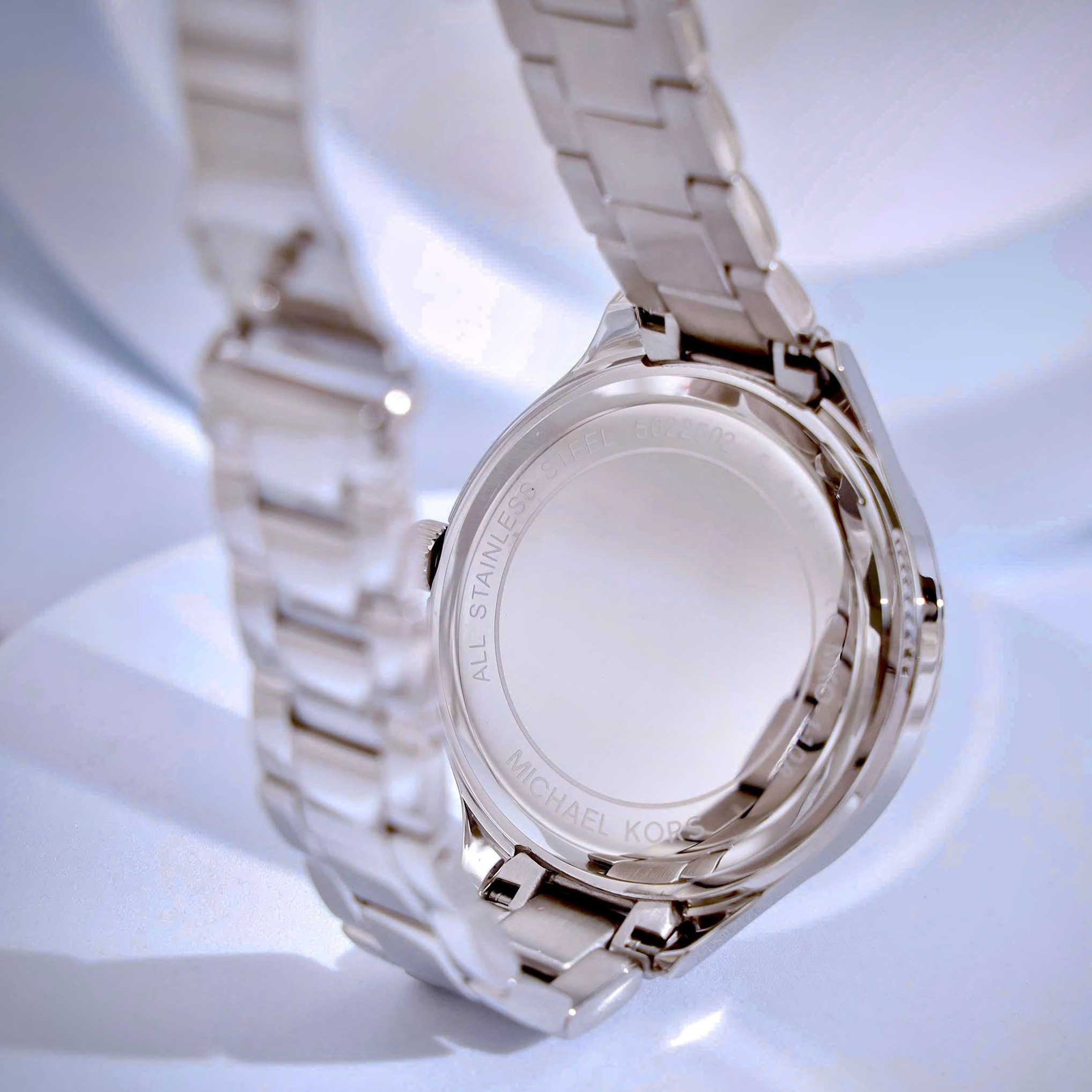 Đồng hồ nữ MK Michael Kors Aspyn Watch In Your Paved Silver Tone MKO1108 8