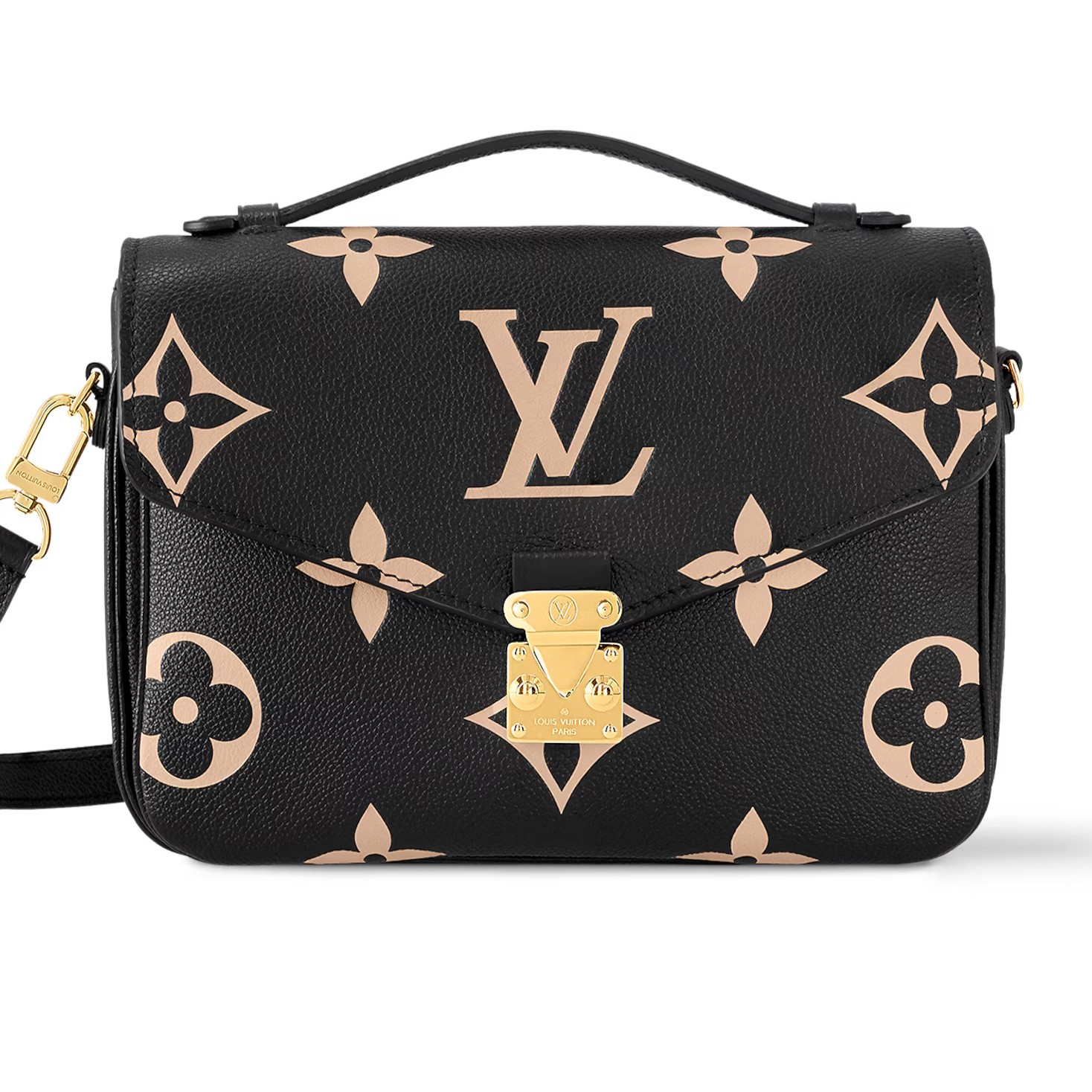 Túi Louis Vuitton Pochette Métis Bicolor Monogram Empreinte Black M45773 2