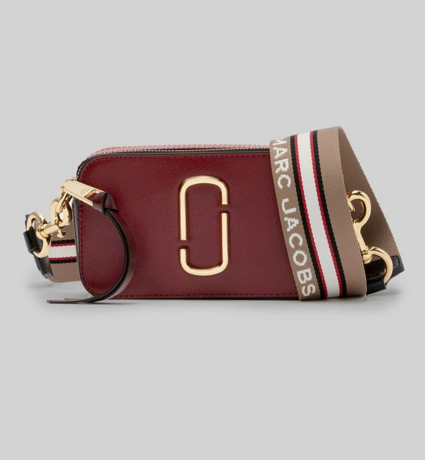 Túi đeo chéo nữ Marc Jacobs da thật màu đỏ | Túi xách Snapshot Camera bag mẫu mới nhất 3