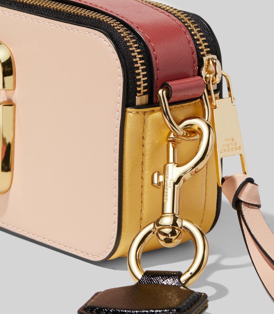 Túi đeo chéo nữ Marc Jacobs da thật màu hồng | Túi xách Snapshot Camera bag mẫu mới nhất 10