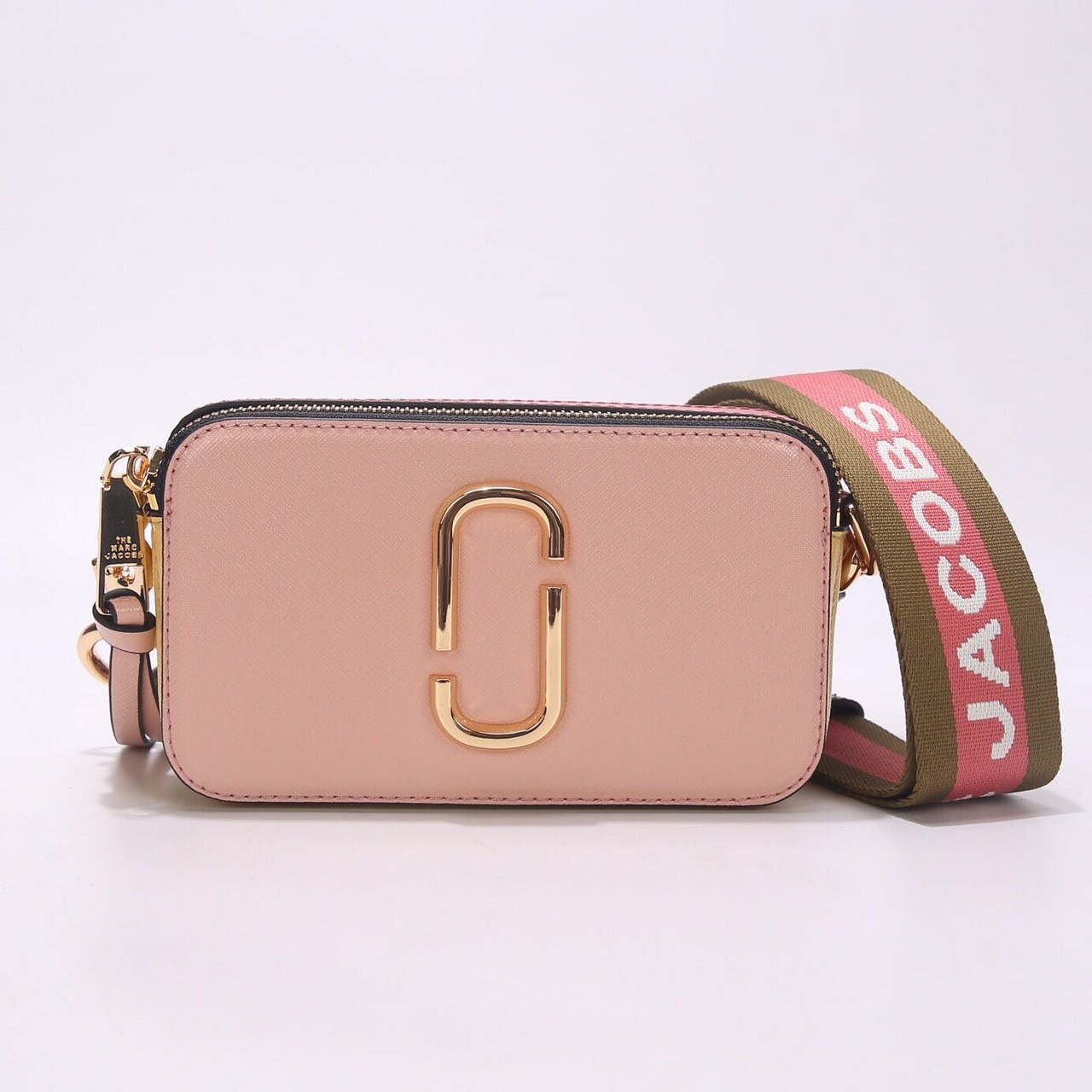 Túi đeo chéo nữ Marc Jacobs da thật màu hồng | Túi xách Snapshot Camera bag mẫu mới nhất 12