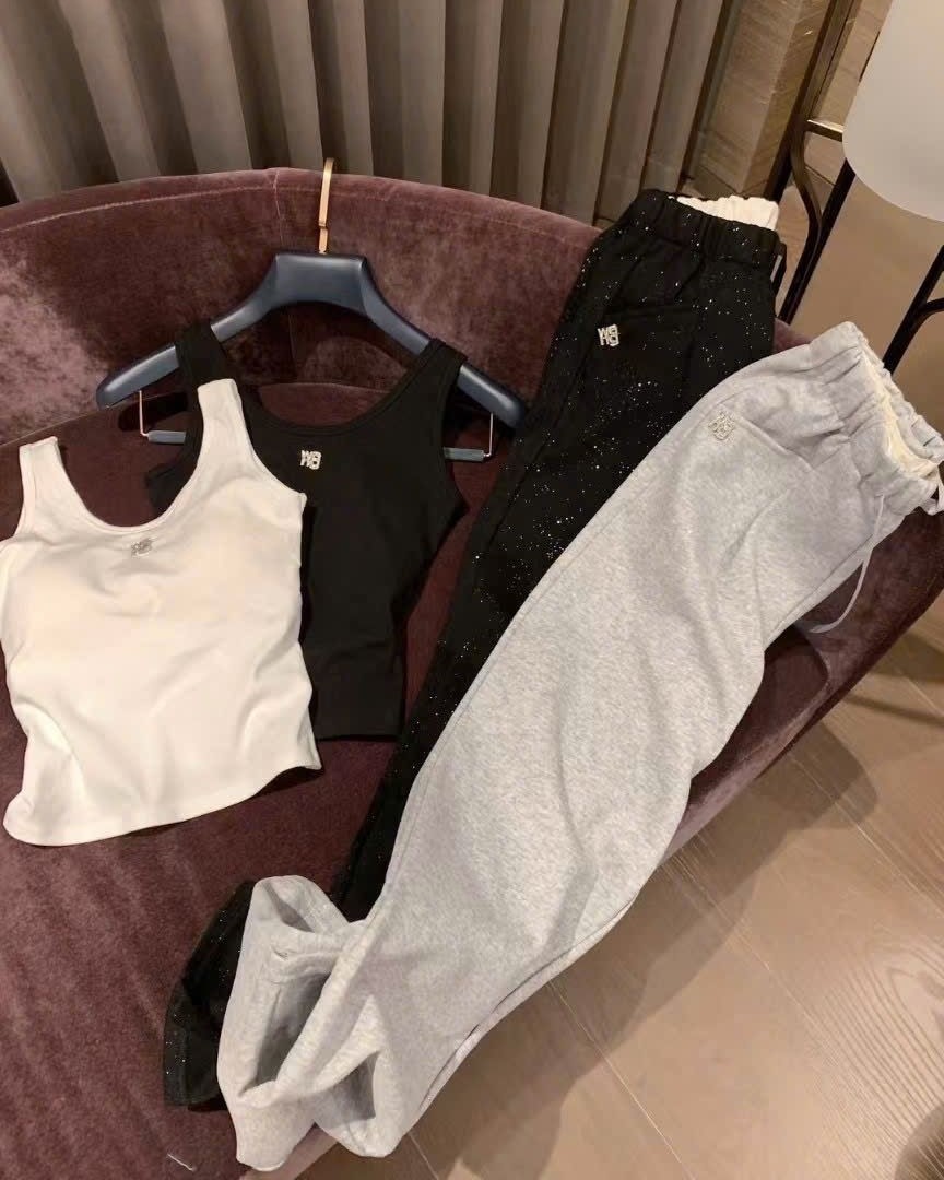 Set bộ áo thun quần ống đứng Alexander Wang 10