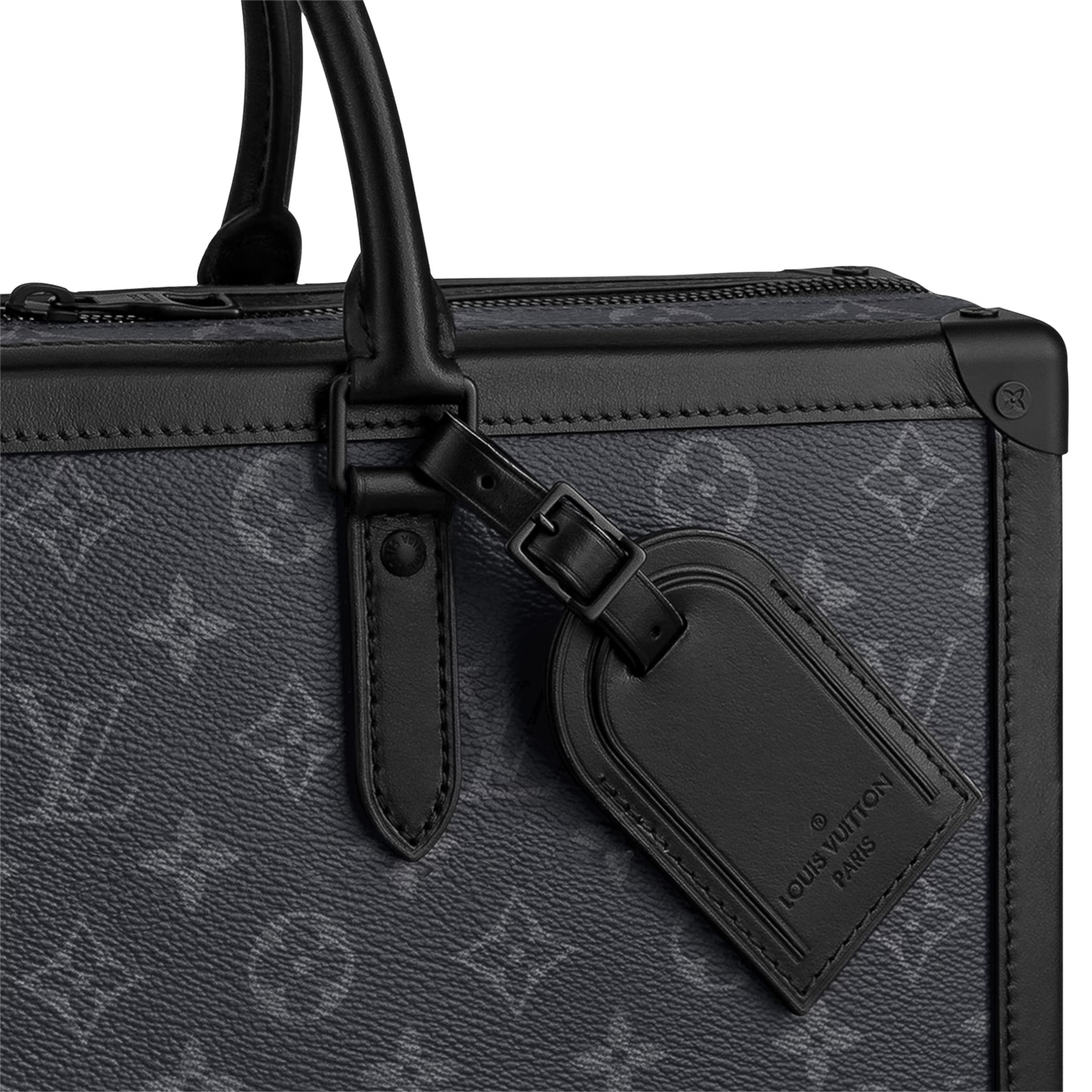 CẶP XÁCH TAY NAM LOUIS VUITTON SOFT TRUNK MONOGRAM ECLIPSE COATED CANVAS BRIEFCASE 3