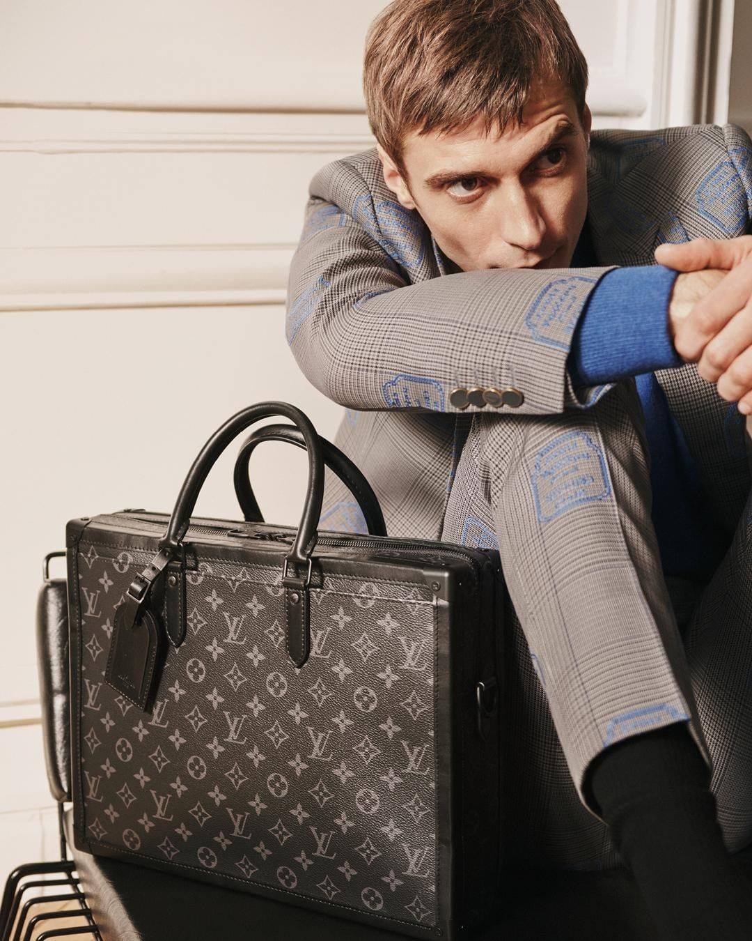 CẶP XÁCH TAY NAM LOUIS VUITTON SOFT TRUNK MONOGRAM ECLIPSE COATED CANVAS BRIEFCASE 5