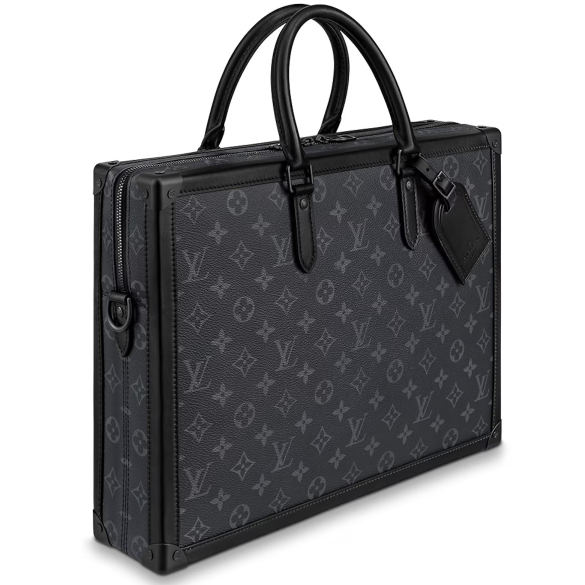 CẶP XÁCH TAY NAM LOUIS VUITTON SOFT TRUNK MONOGRAM ECLIPSE COATED CANVAS BRIEFCASE 6