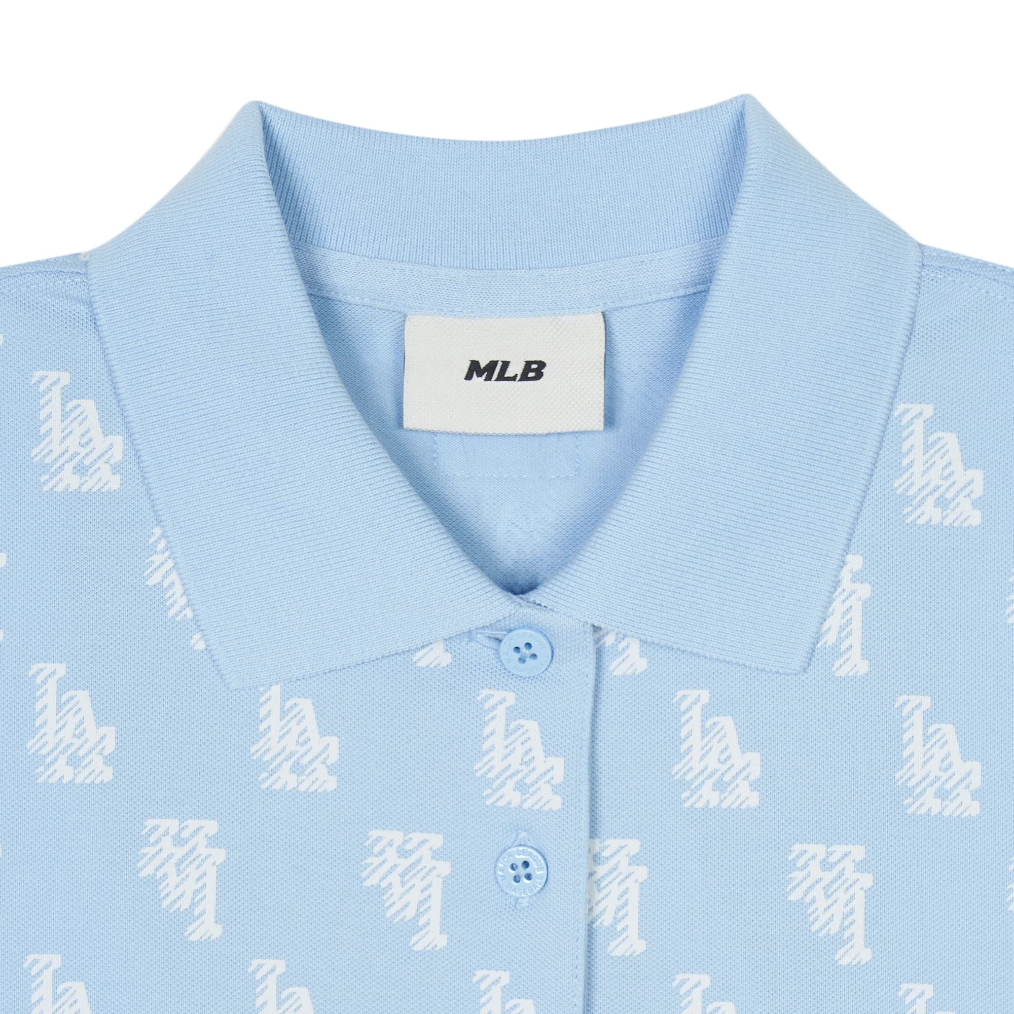 VÁY ĐẦM POLO MLB MONATIVE MONOGRAM PIQUE ONE-PIECE LA DODGERS 3FOPM0143-07SBS 1