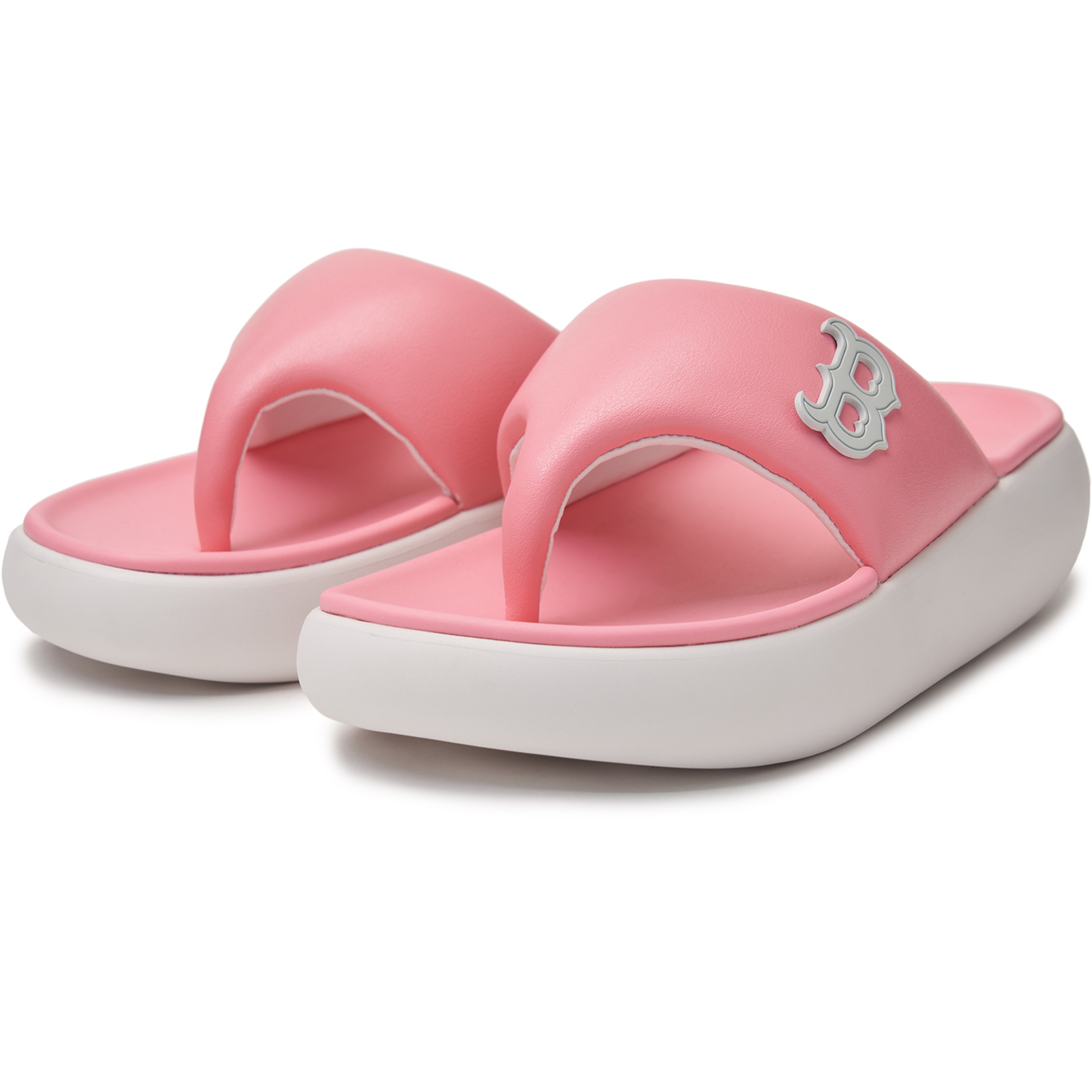 DÉP XỎ NGÓN MLB BASE FLIP-FLOP BOSTON RED SOX 3ALPBFL43-43PKS MÀU HỒNG 3