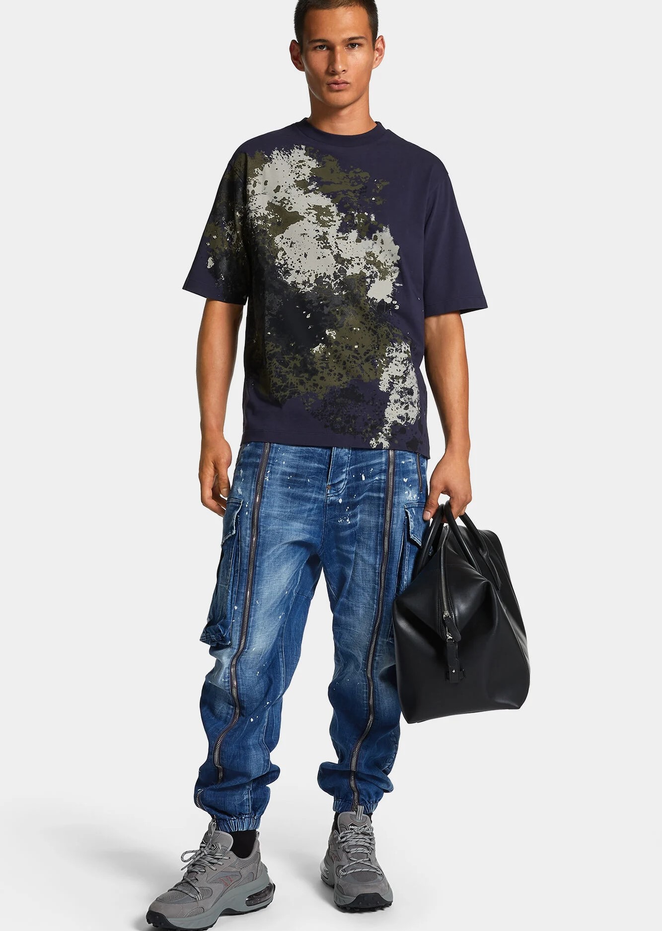Áo thun nam Dsquared2 Loose Fit Camo T-shirt 5