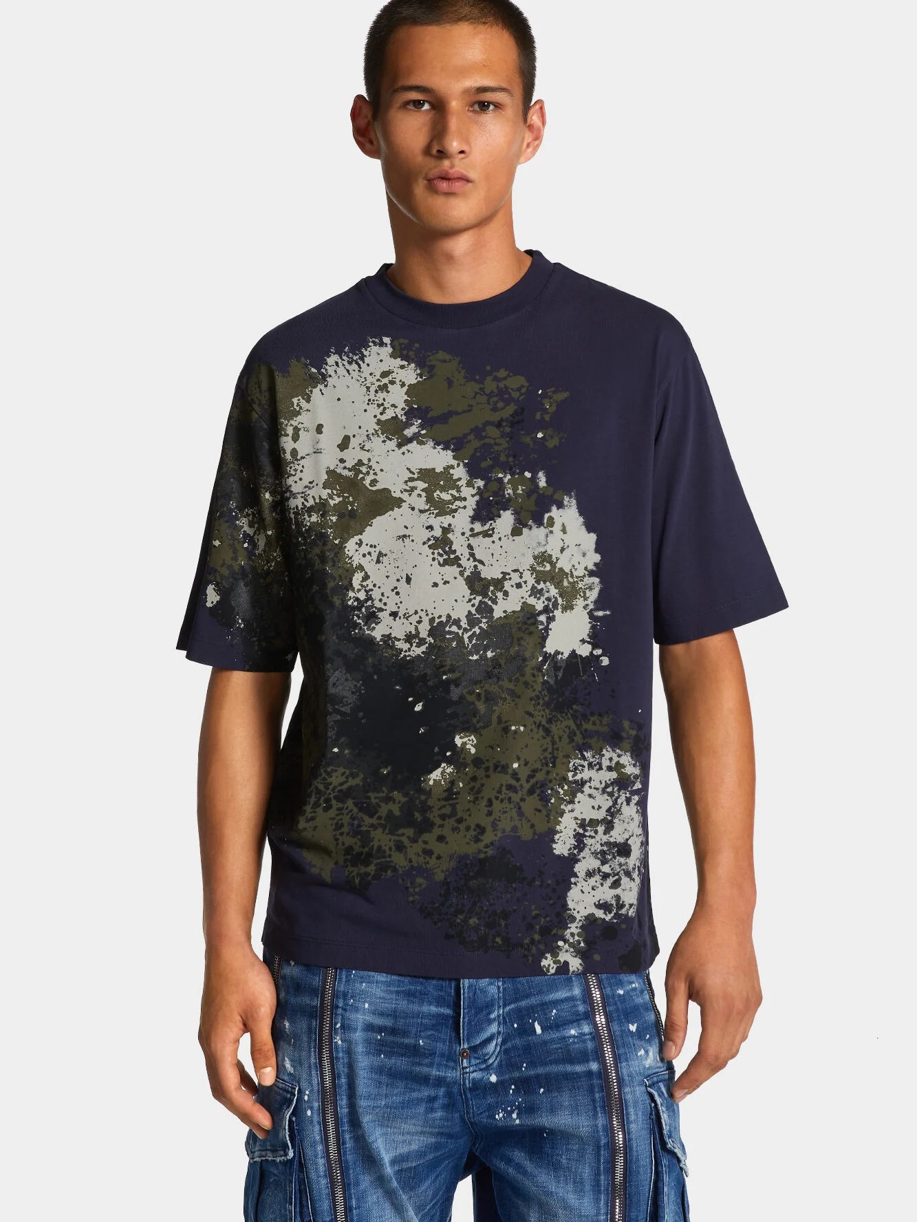 Áo thun nam Dsquared2 Loose Fit Camo T-shirt 6