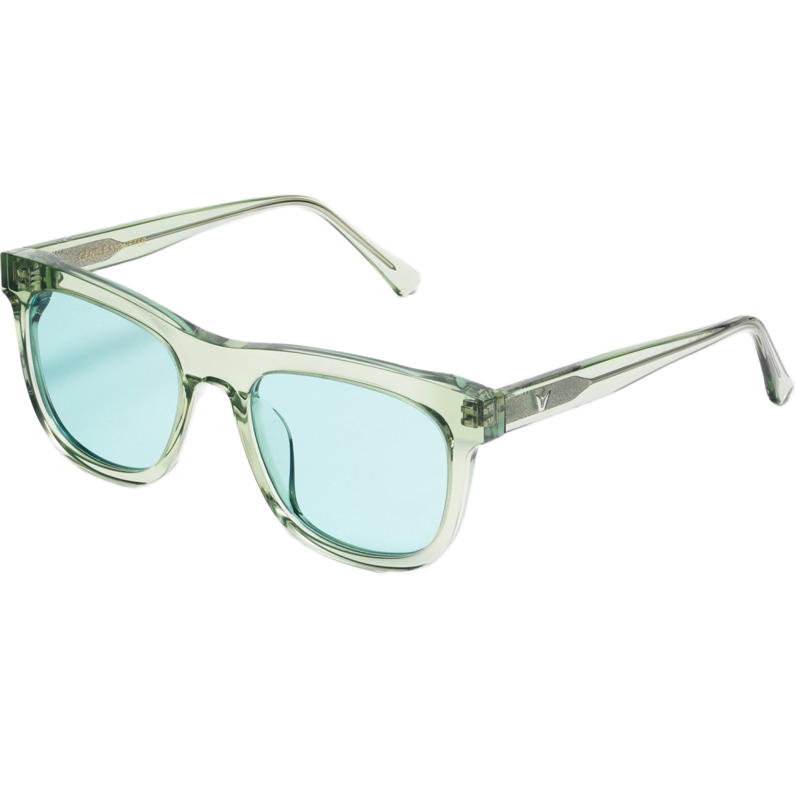 Mắt kính GM Gentle Monster W Back Mc1 Green Tinted Lenses Square Acetate Frame 2