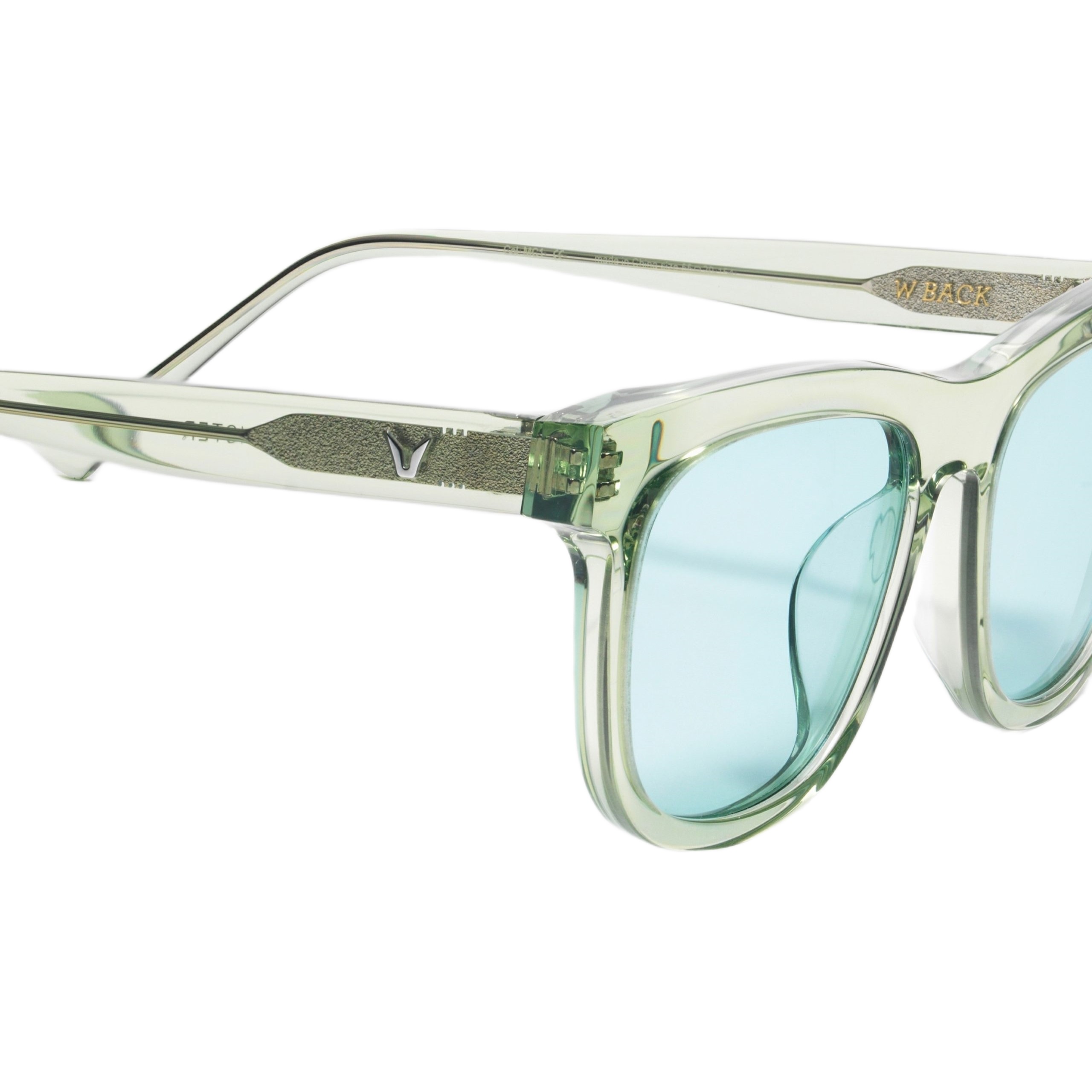 Mắt kính GM Gentle Monster W Back Mc1 Green Tinted Lenses Square Acetate Frame 3
