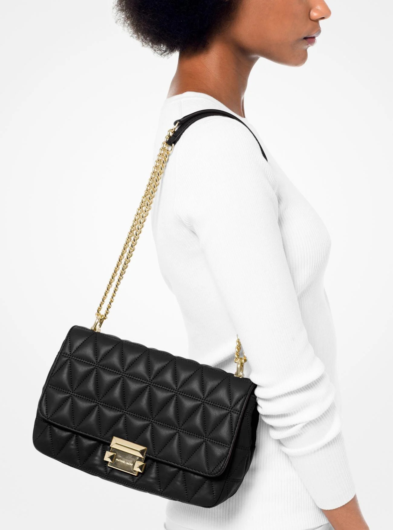 TÚI XÁCH NỮ MICHAEL KORS SLOAN LARGE QUILTED LEATHER SHOULDER BAG 2