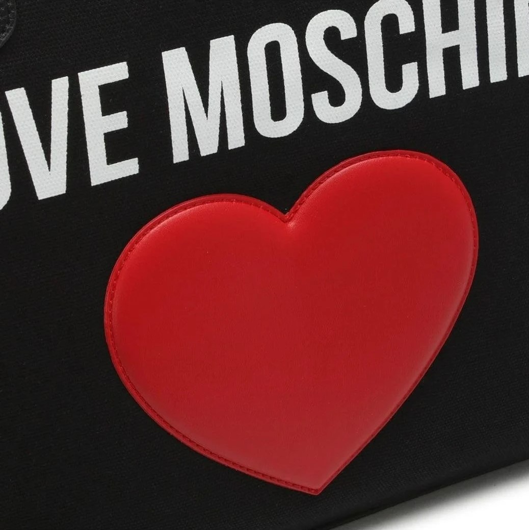 TÚI TOTE LOVE MOSCHINO CANVAS LOGO SHOPPER BAG 1