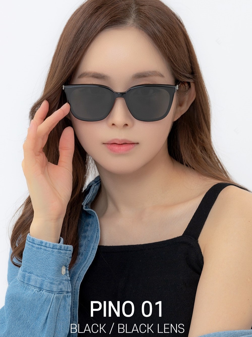 Kính mát thời trang GM Gentle Monster Pino 01 Black Lenses Black Acetate Frame 6