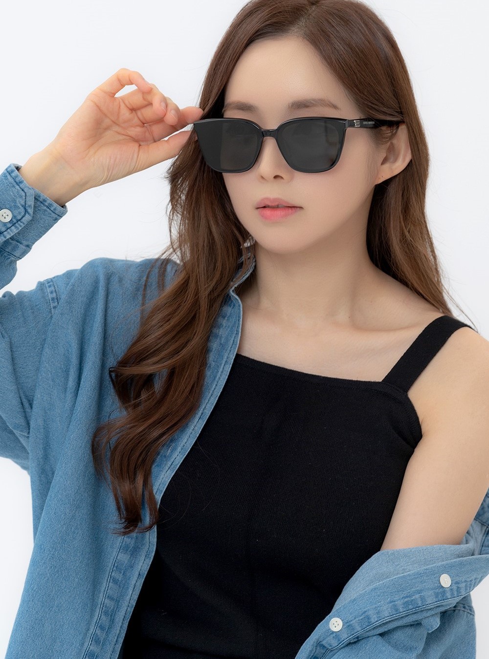 Kính mát thời trang GM Gentle Monster Pino 01 Black Lenses Black Acetate Frame 9