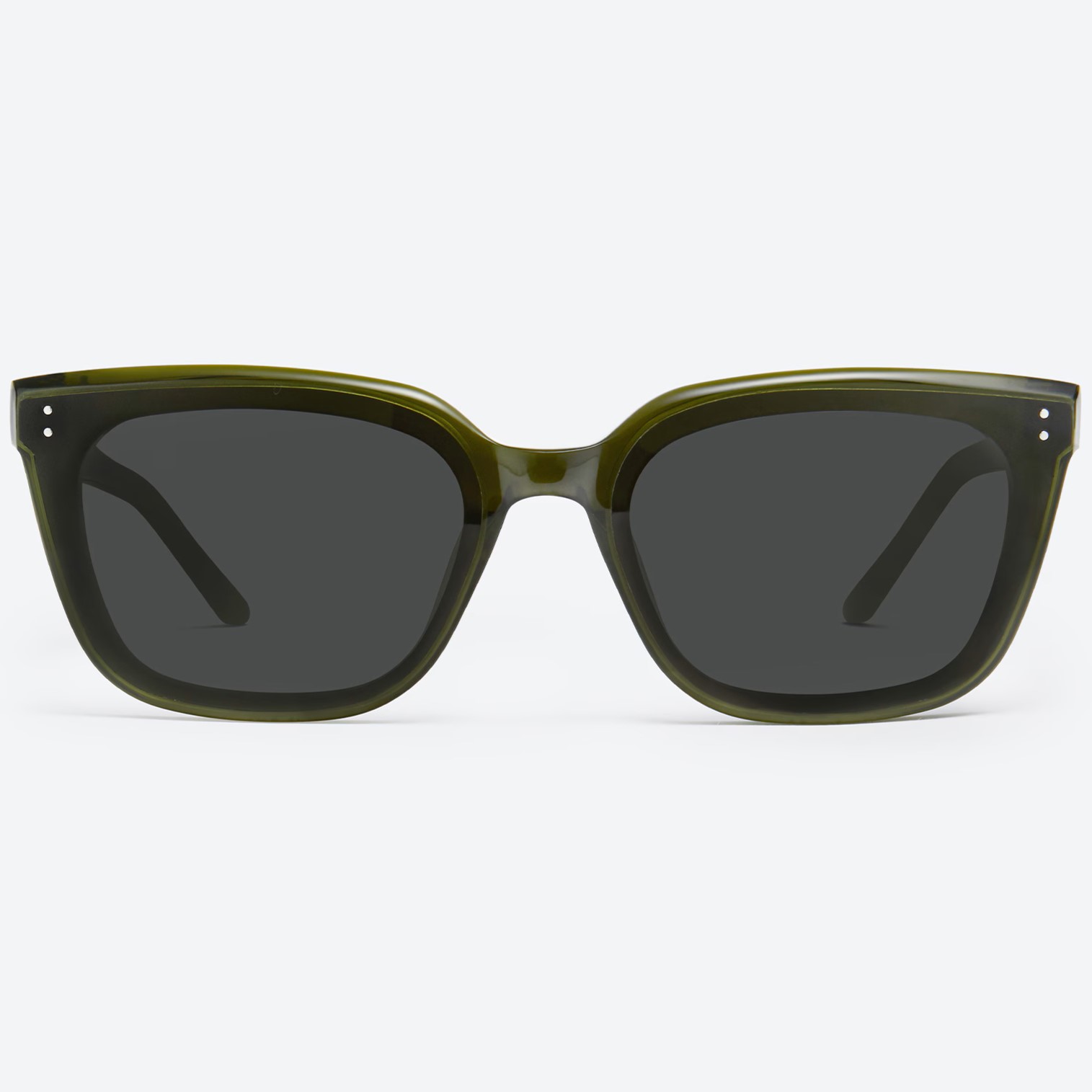 Mắt Kính Gentle Monster Tote KC2 Black Lenses Translucent Khaki Acetate Frame 2