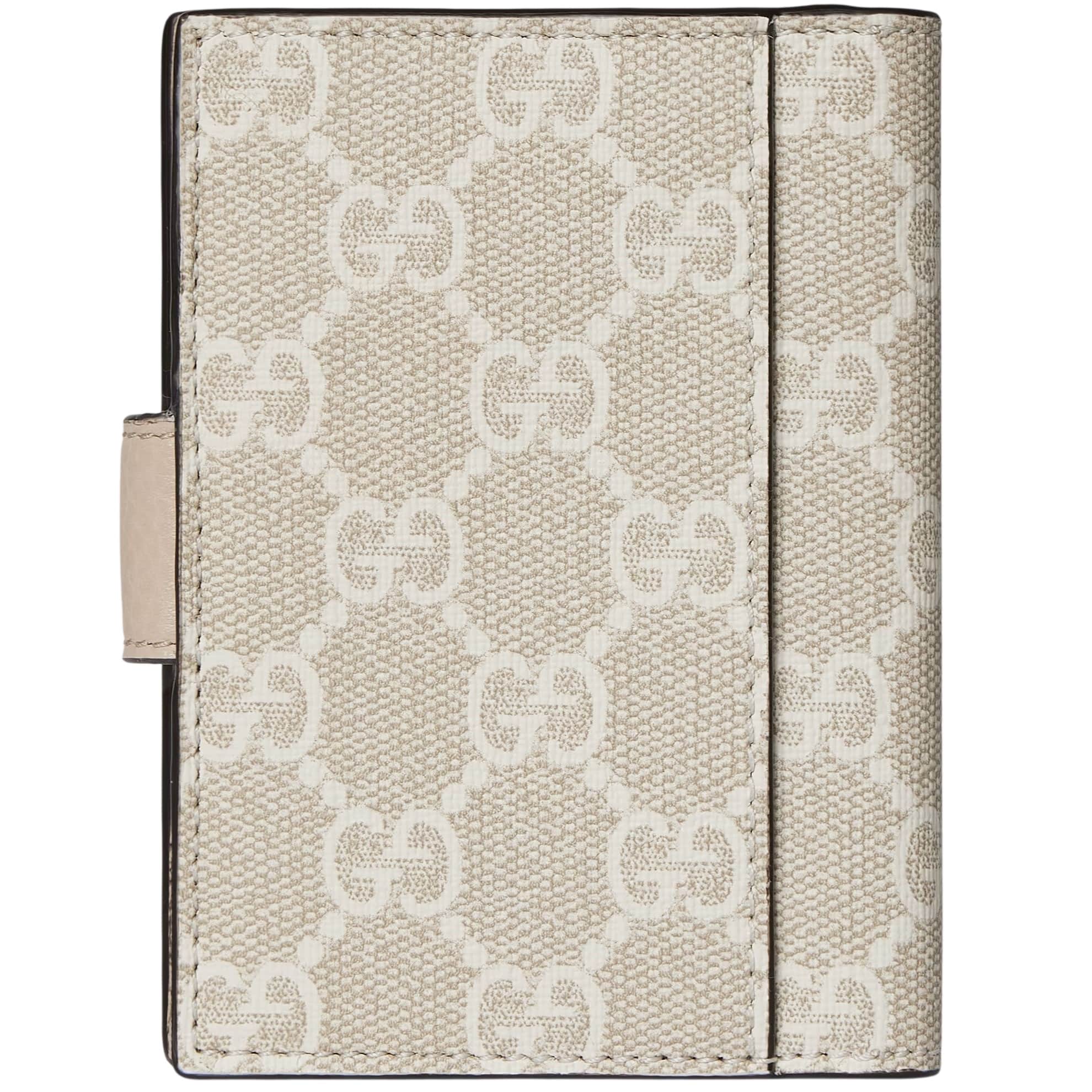 Ví Gucci Bi-colour GG Marmont Card Case Light Pink Leather 4