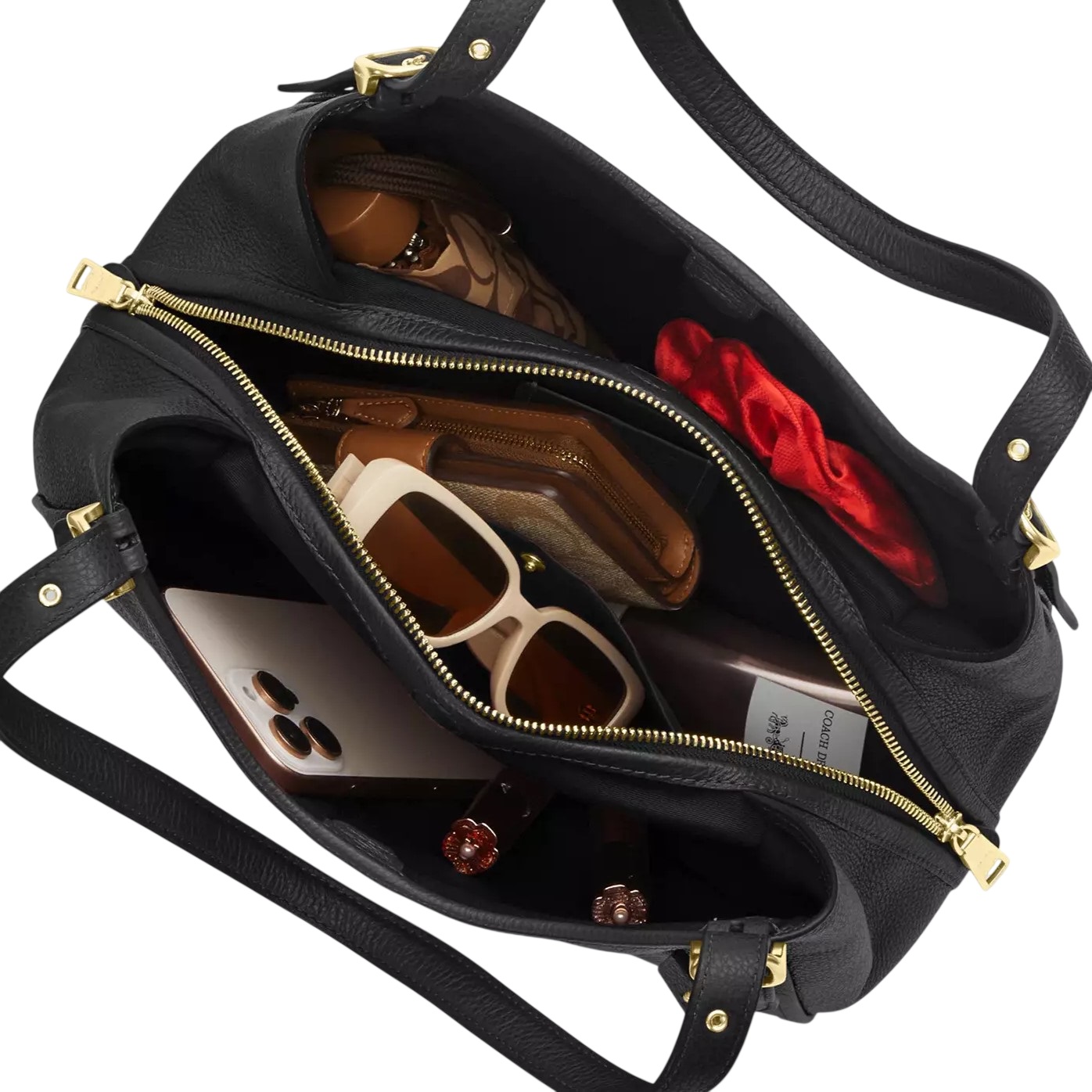 Túi đeo vai Coach Erin Shoulder Bag Black CAQ86 7