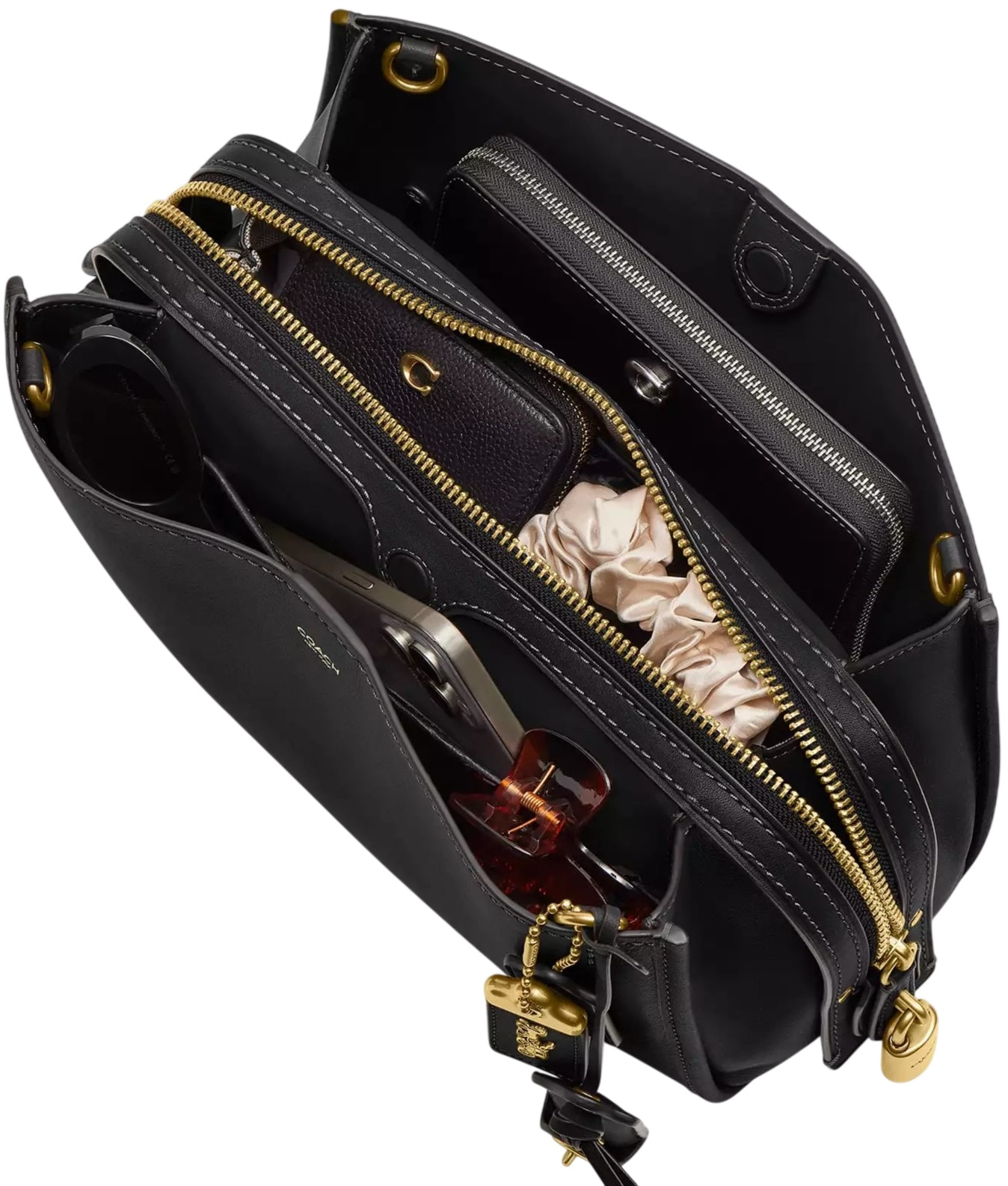 Túi đeo vai Coach Rogue Bag 34 Black CCX18 5