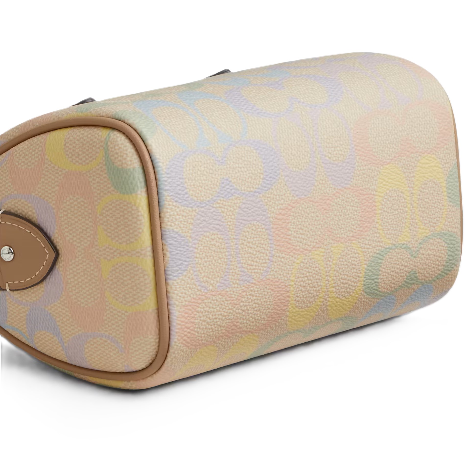 Túi Coach Mini Rowan Crossbody Bag In Rainbow Signature Canvas Sand Multi CDC39 5