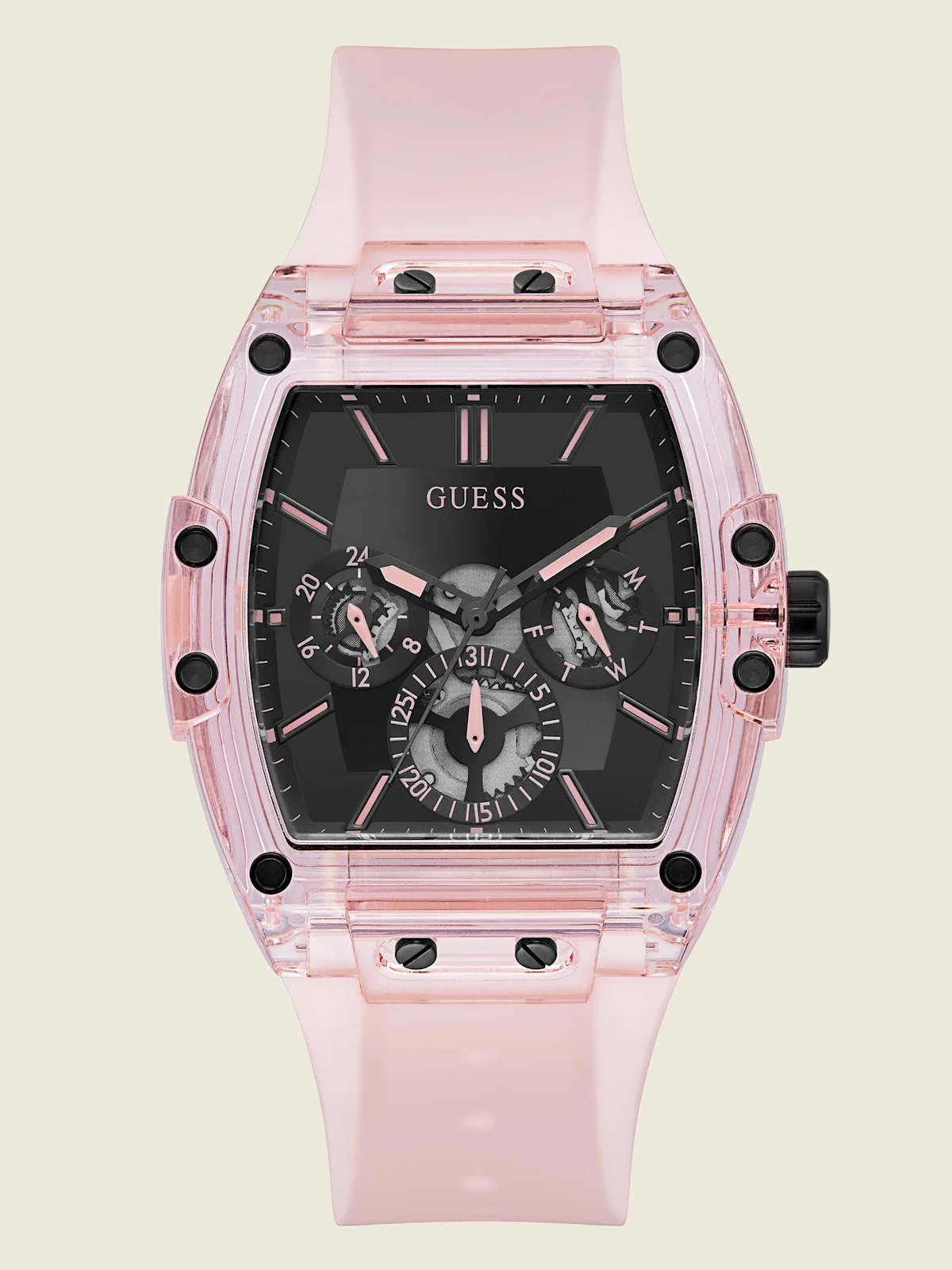 ĐỒNG HỒ GUESS PINK MULTIFUNCTION WATCH 4