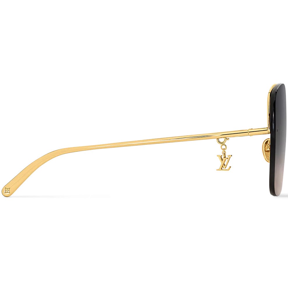 Mắt kính LV Louis Vuitton Glam Square Sunglasses Black 1